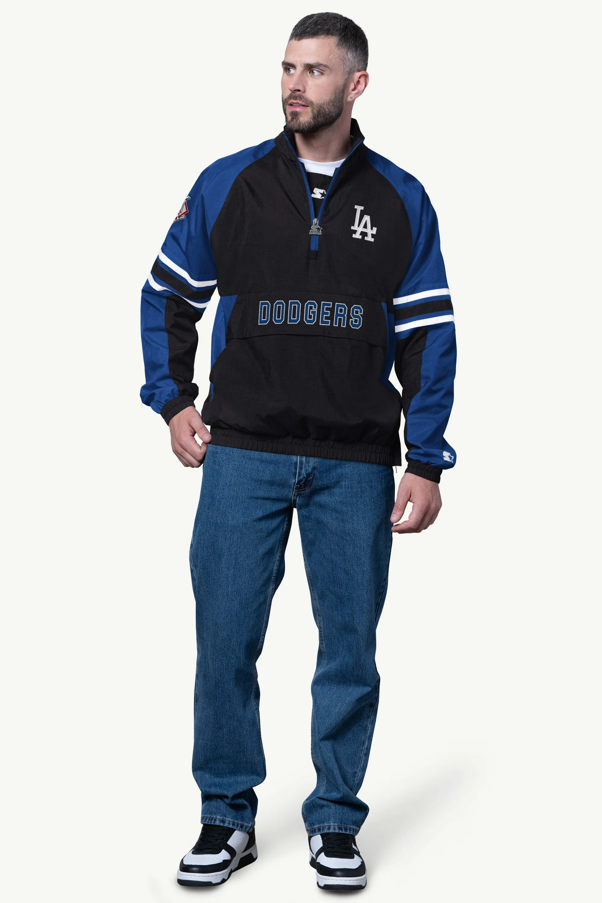 MENS LOS ANGELES DODGERS CLASSIC BREAKAWAY JACKET sold by Starter product image thumbnail 3