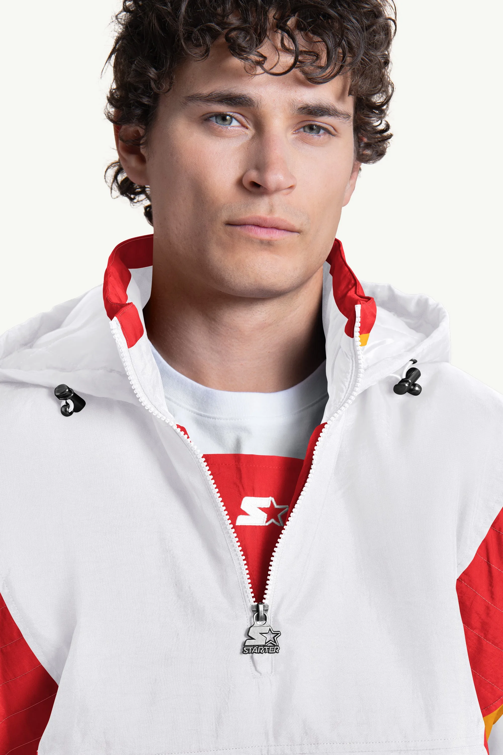 MENS KANSAS CITY CHIEFS CLASSIC BREAKAWAY JACKET sold by Starter product image thumbnail 4