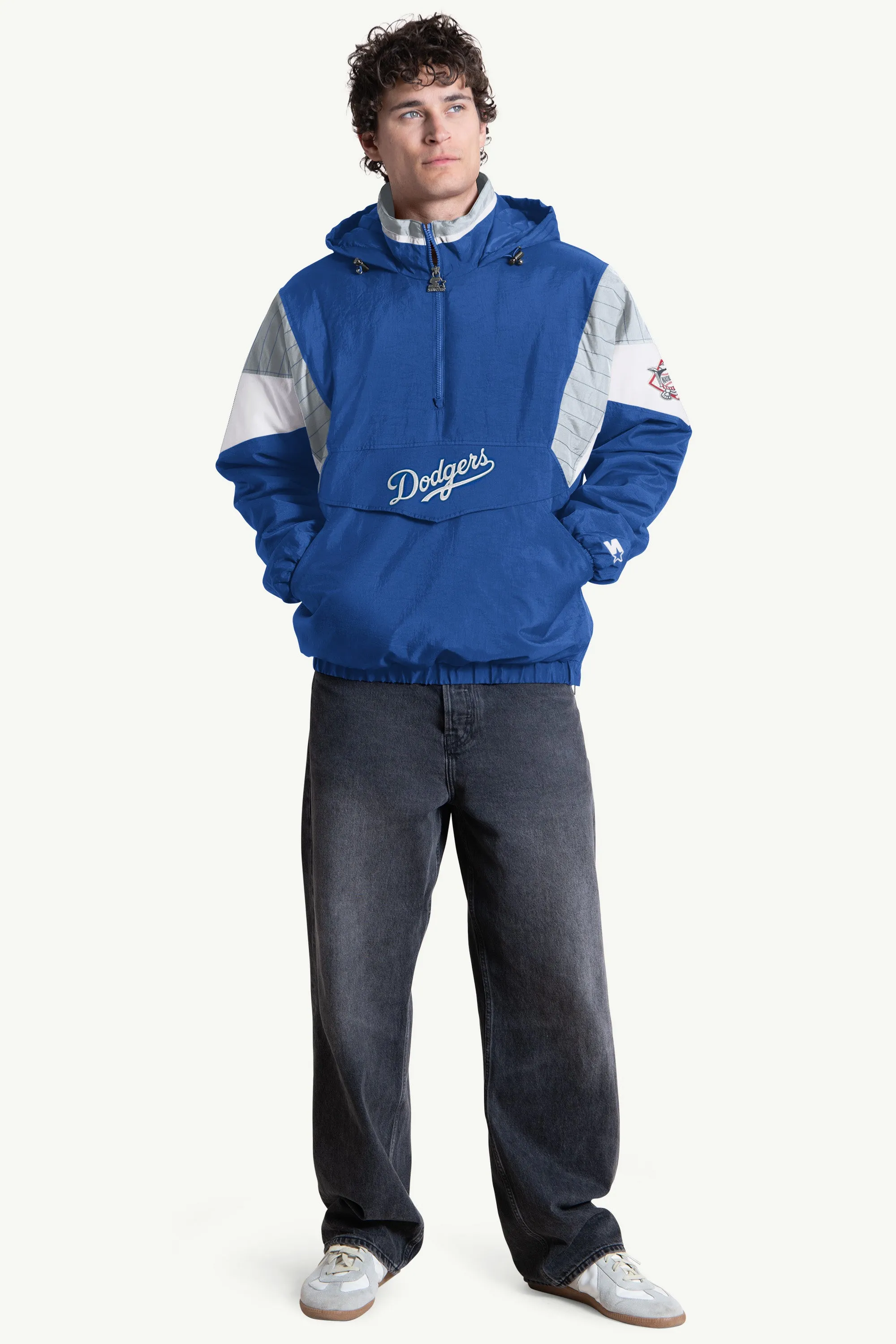 MENS LOS ANGELES DODGERS CRINKLE POPOVER sold by Starter product image thumbnail 3