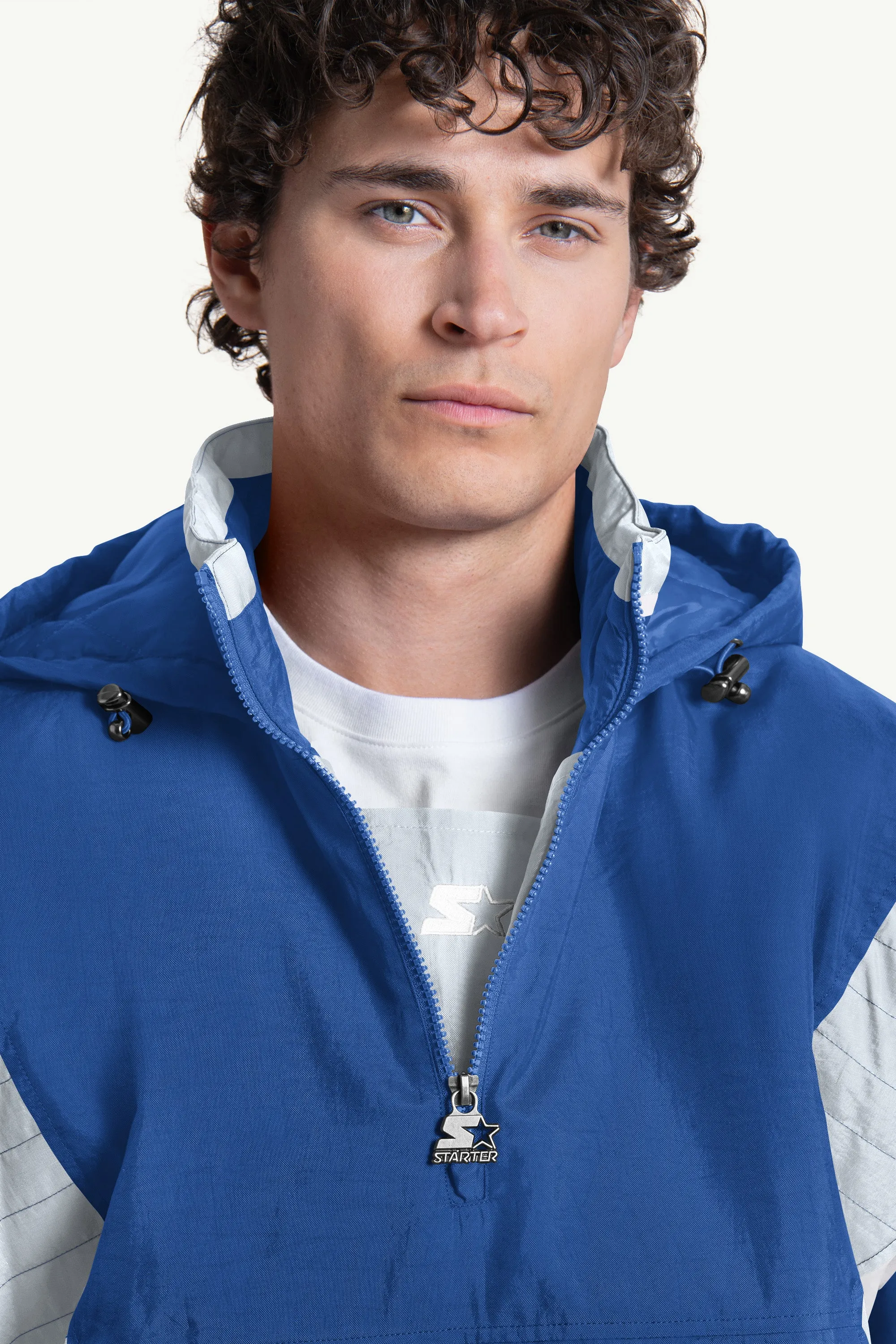 MENS LOS ANGELES DODGERS CRINKLE POPOVER sold by Starter product image thumbnail 4