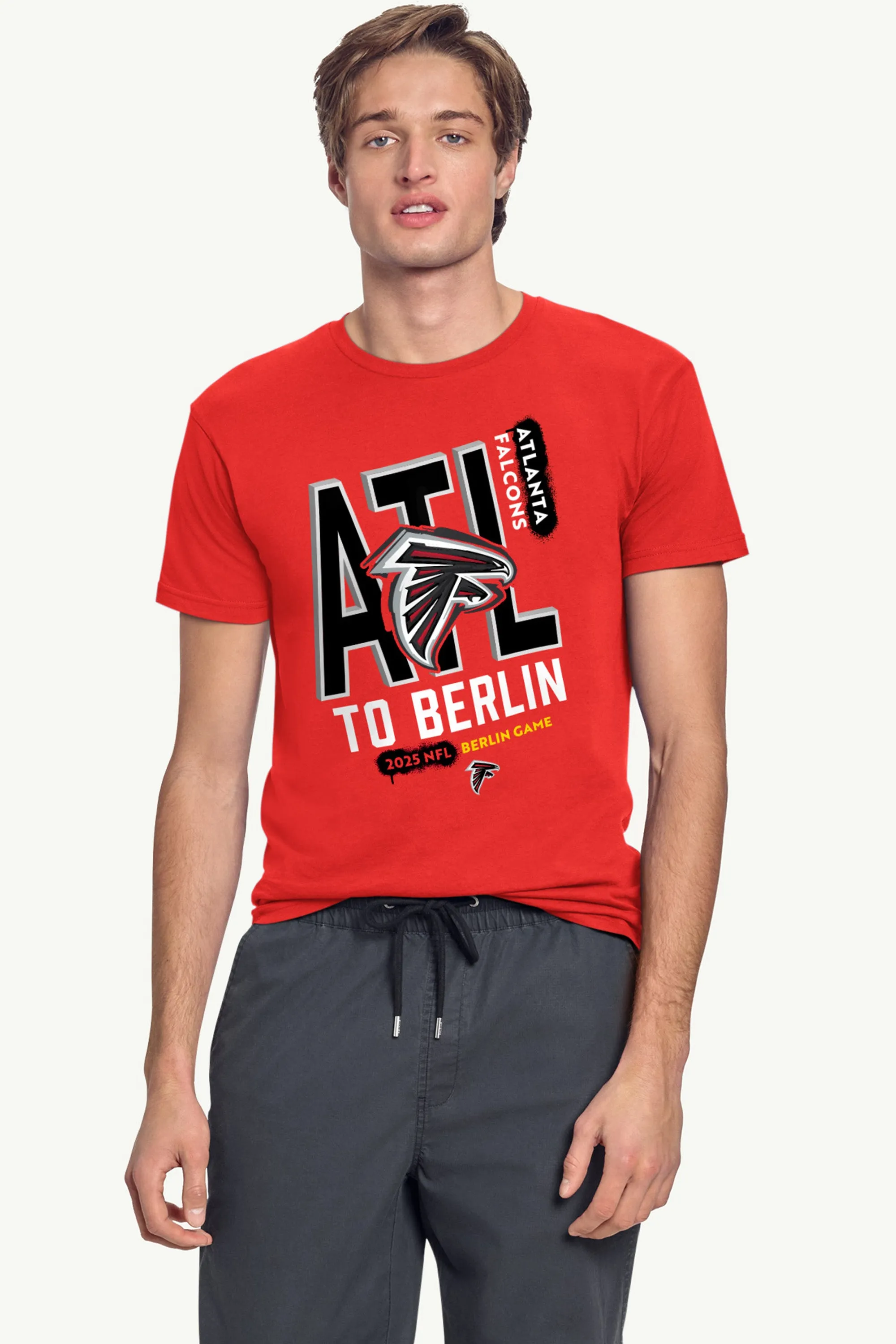 MENS ATLANTA FALCONS TO BERLIN WE GO T SHIRT sold by Starter product image thumbnail 2