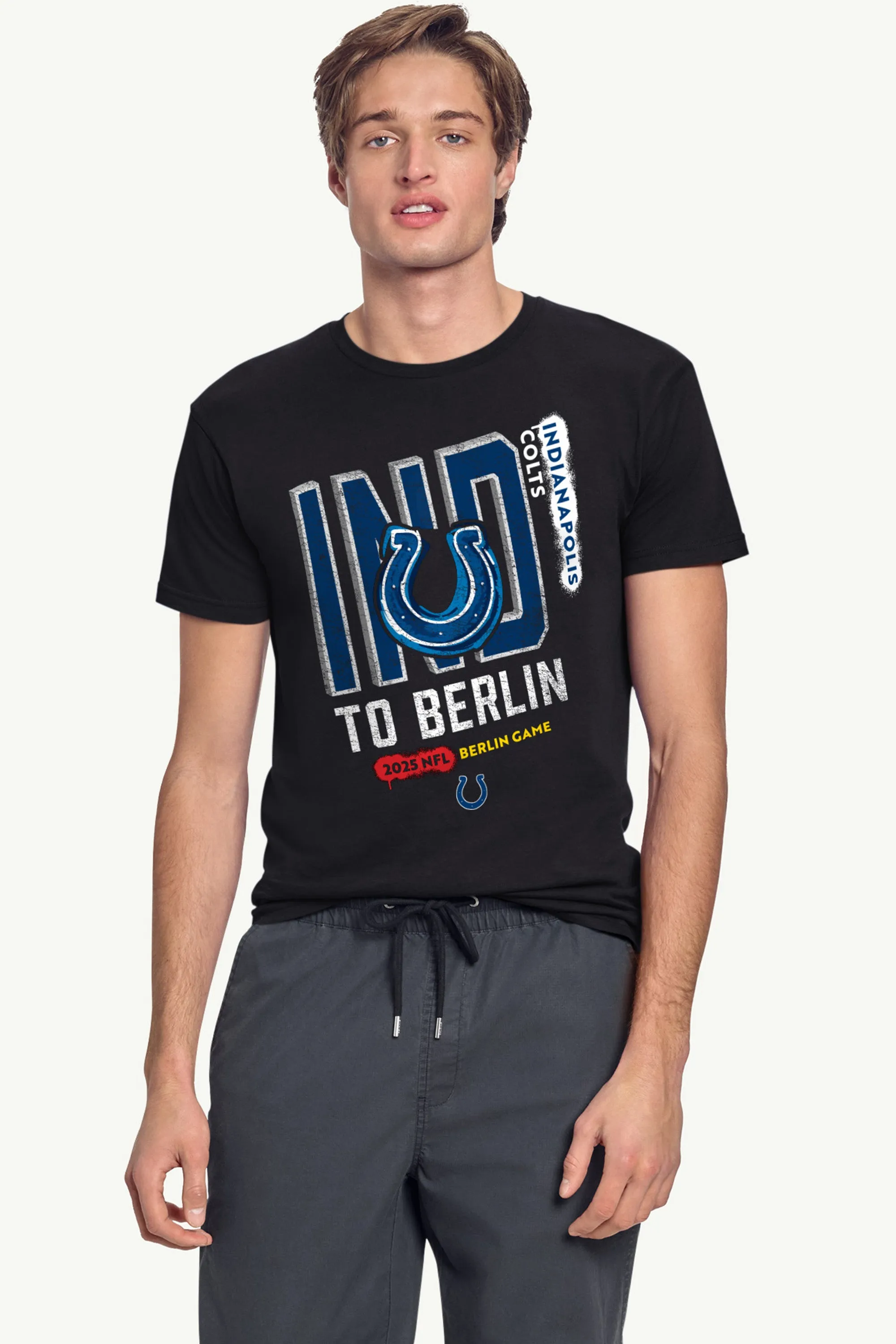 MENS INDIANAPOLIS COLTS TO BERLIN WE GO T SHIRT sold by Starter product image thumbnail 2