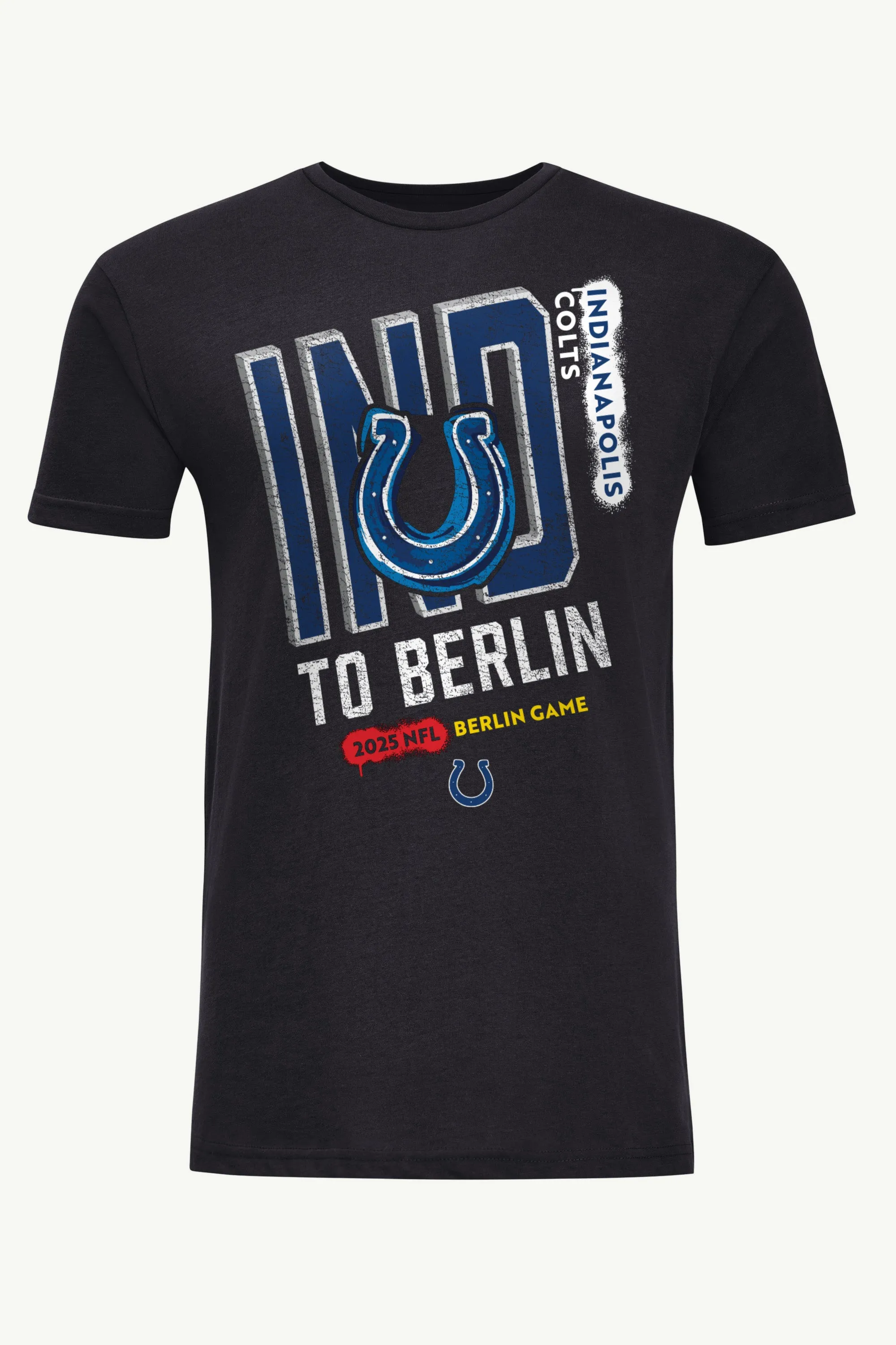 MENS INDIANAPOLIS COLTS TO BERLIN WE GO T SHIRT sold by Starter