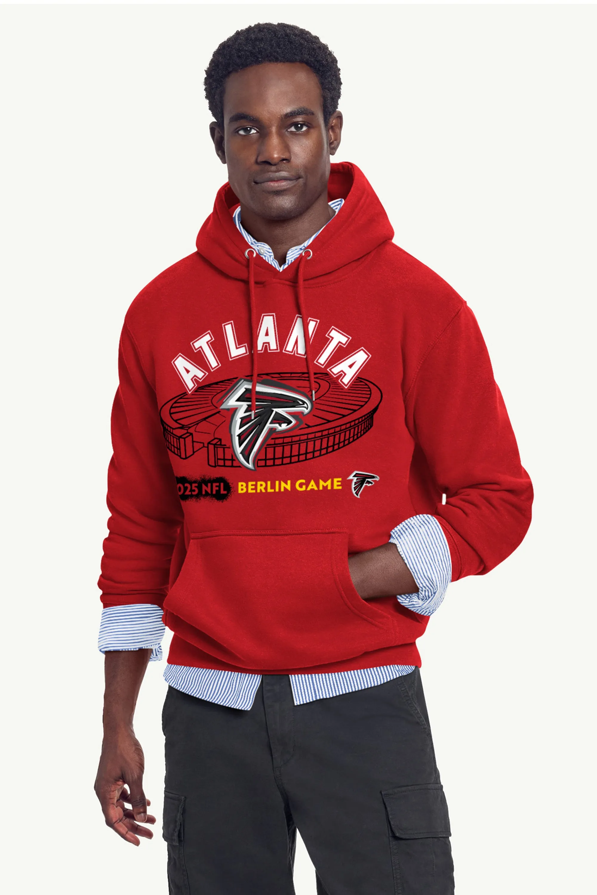 MENS ATLANTA FALCONS OLYMPIA STADIUM HOODIE sold by Starter product image thumbnail 2