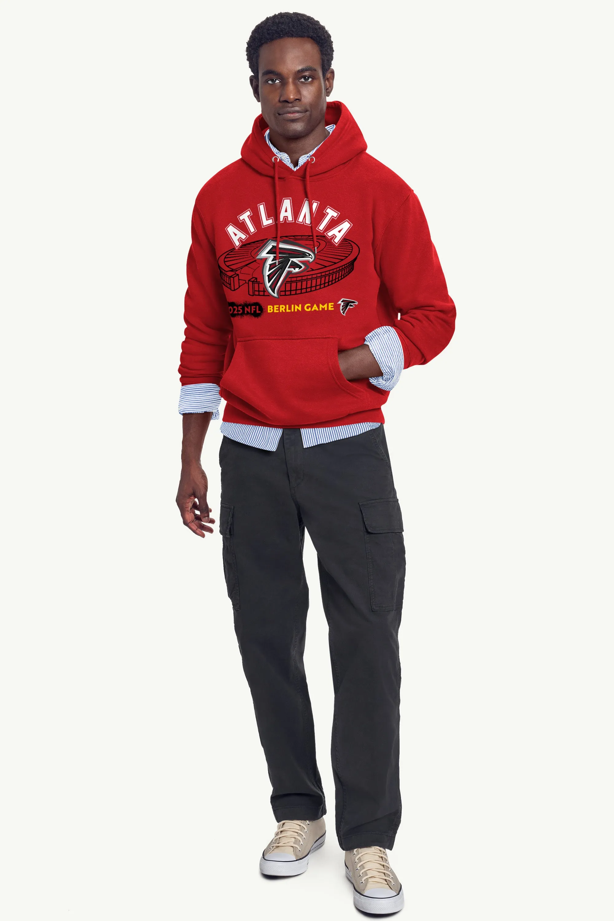 MENS ATLANTA FALCONS OLYMPIA STADIUM HOODIE sold by Starter product image thumbnail 3