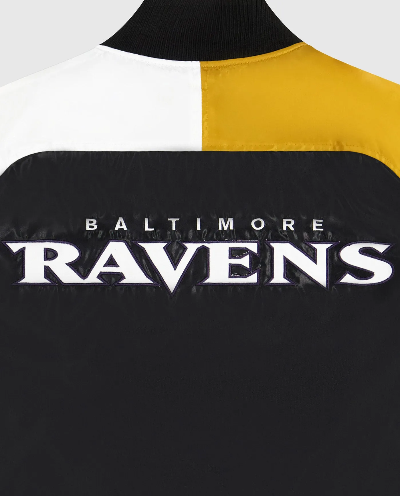Baltimore Ravens Varsity Satin Full-Snap Jacket sold by Starter product image thumbnail 3