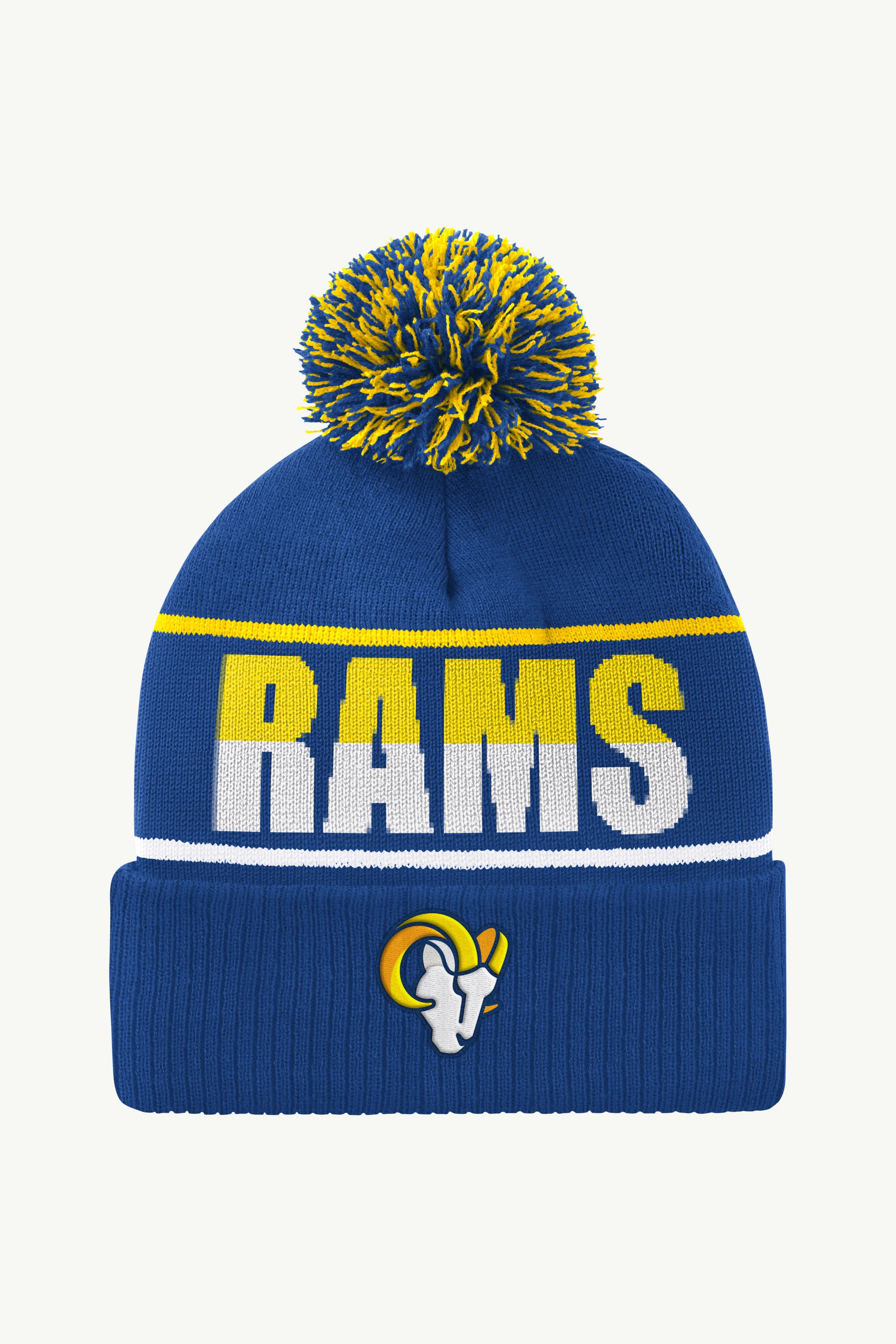 LOS ANGELES RAMS POM CUFFED BEANIE sold by Starter