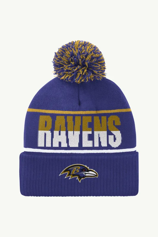 BALTIMORE RAVENS POM CUFFED BEANIE sold by Starter