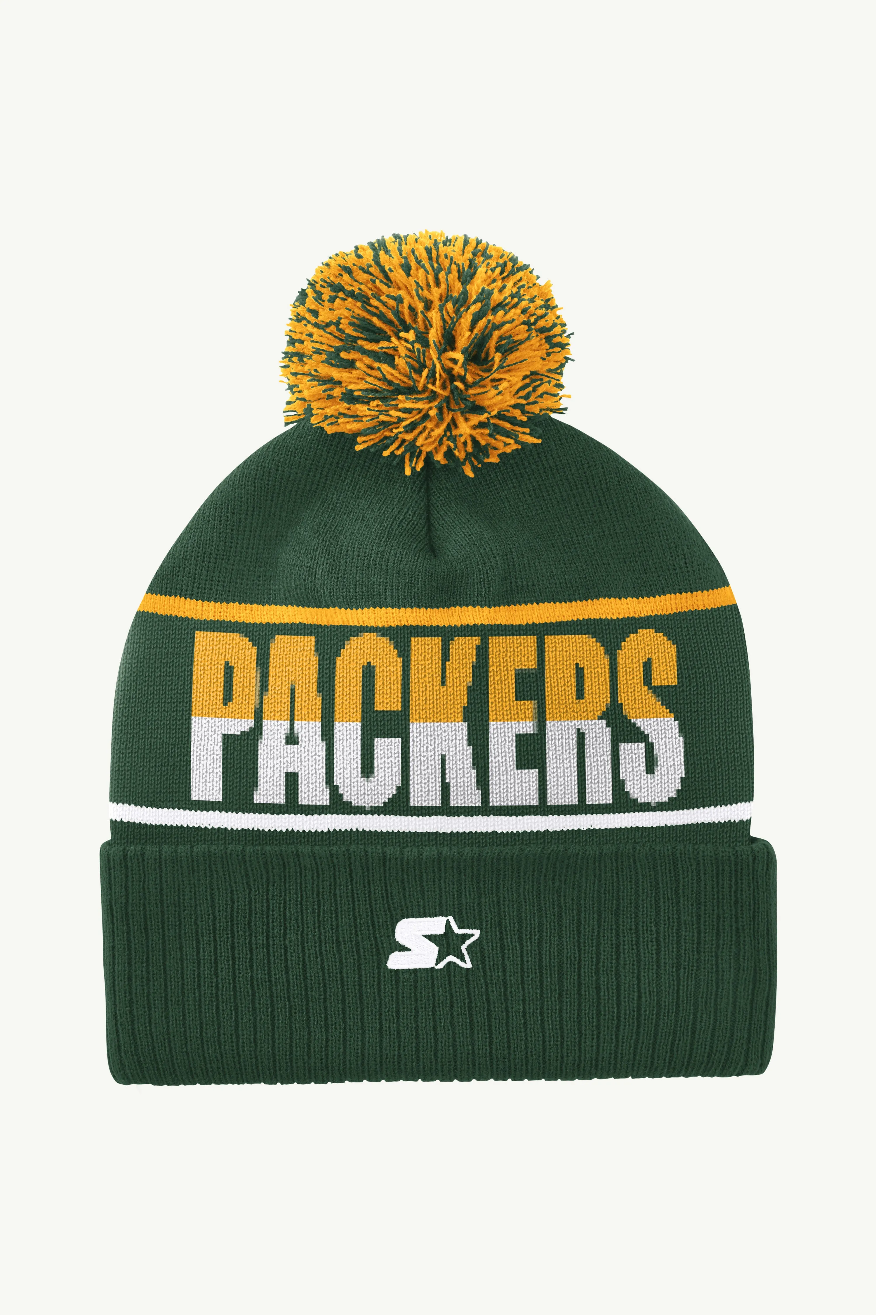 GREEN BAY PACKERS POM CUFFED BEANIE sold by Starter product image thumbnail 2