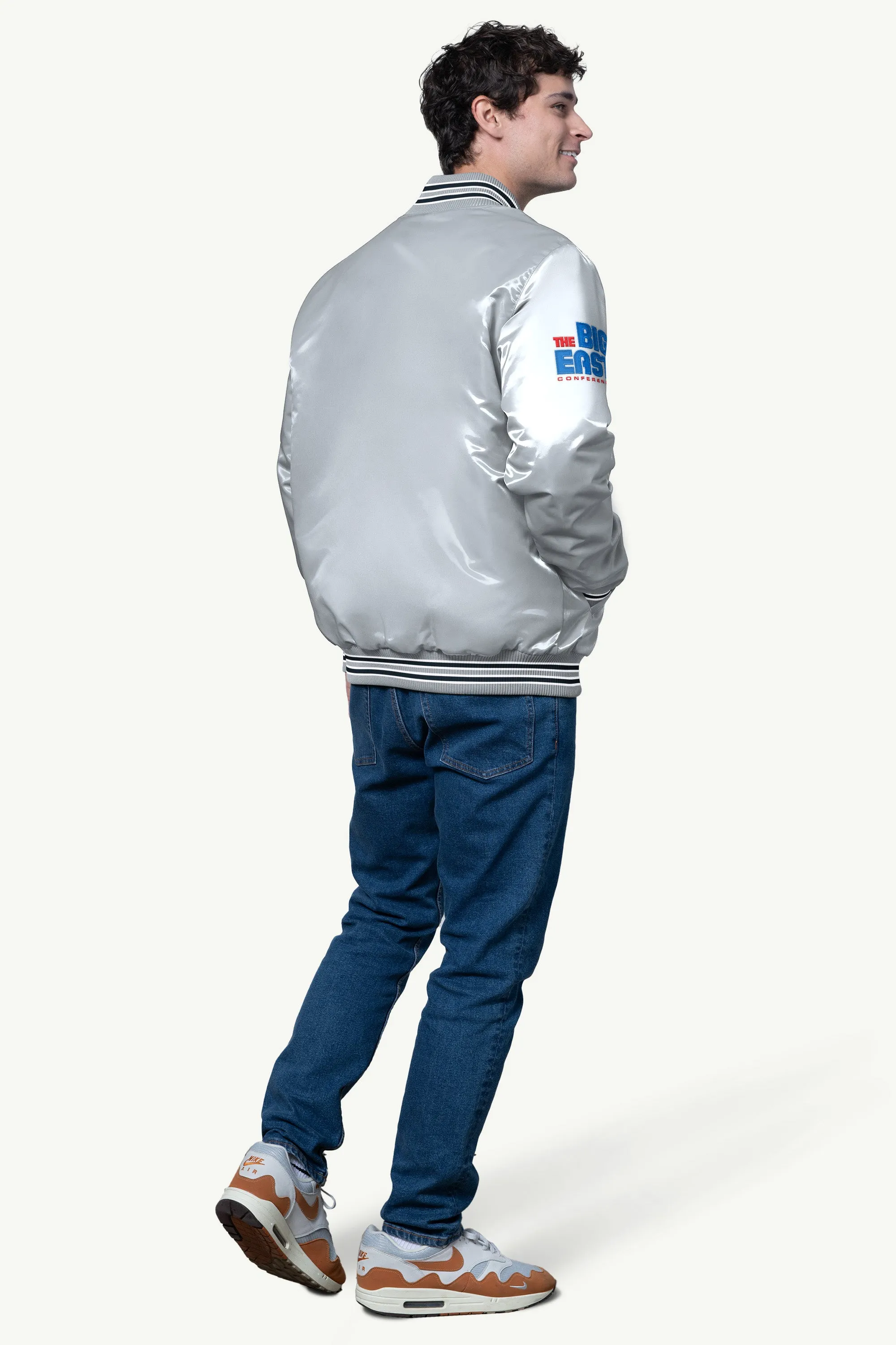 MENS GEORGETOWN HOYAS SATIN VARSITY JACKET sold by Starter product image thumbnail 2