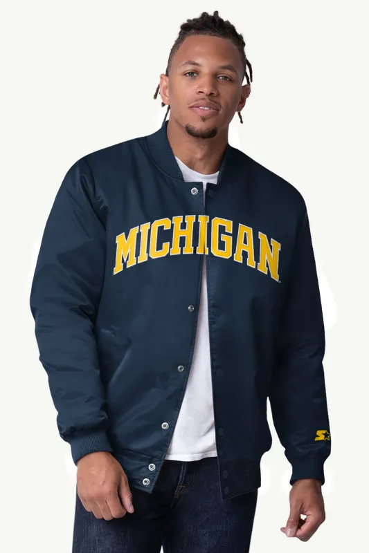MENS MICHIGAN WOLVERINES VARSITY JACKET sold by Starter