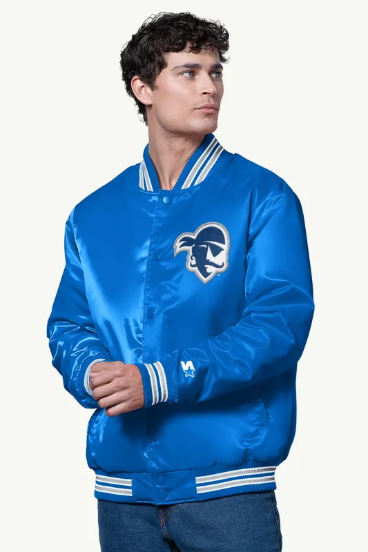 MENS SETON HALL PIRATES SATIN VARSITY JACKET sold by Starter