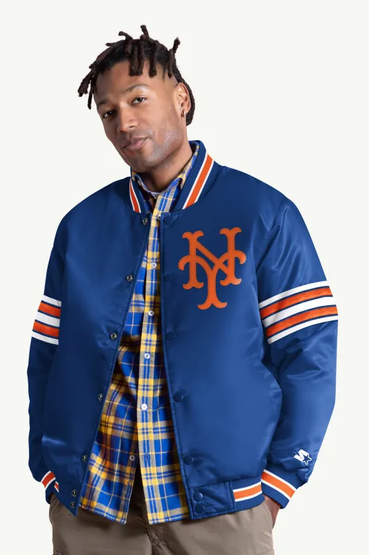 MENS NEW YORK METS SATIN VARSITY JACKET sold by Starter