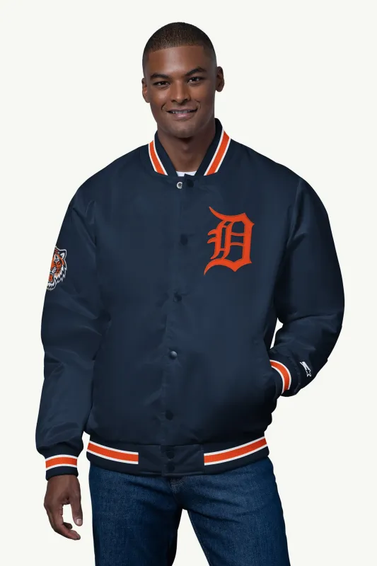 MENS DETROIT TIGERS SATIN VARSITY JACKET sold by Starter