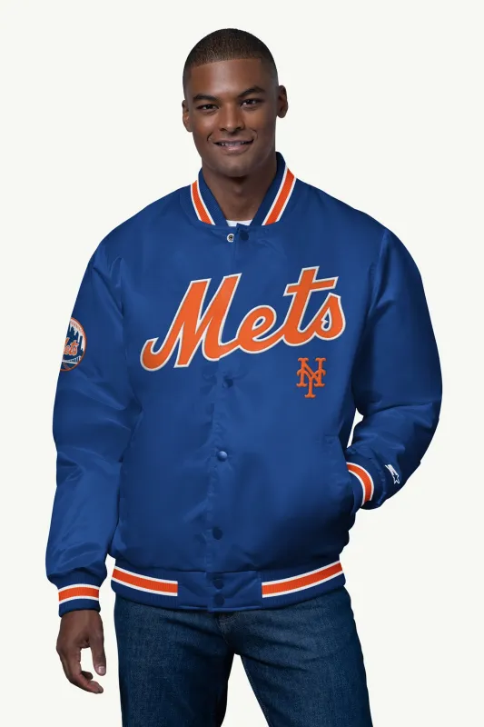 MENS NEW YORK METS SATIN VARSITY JACKET sold by Starter