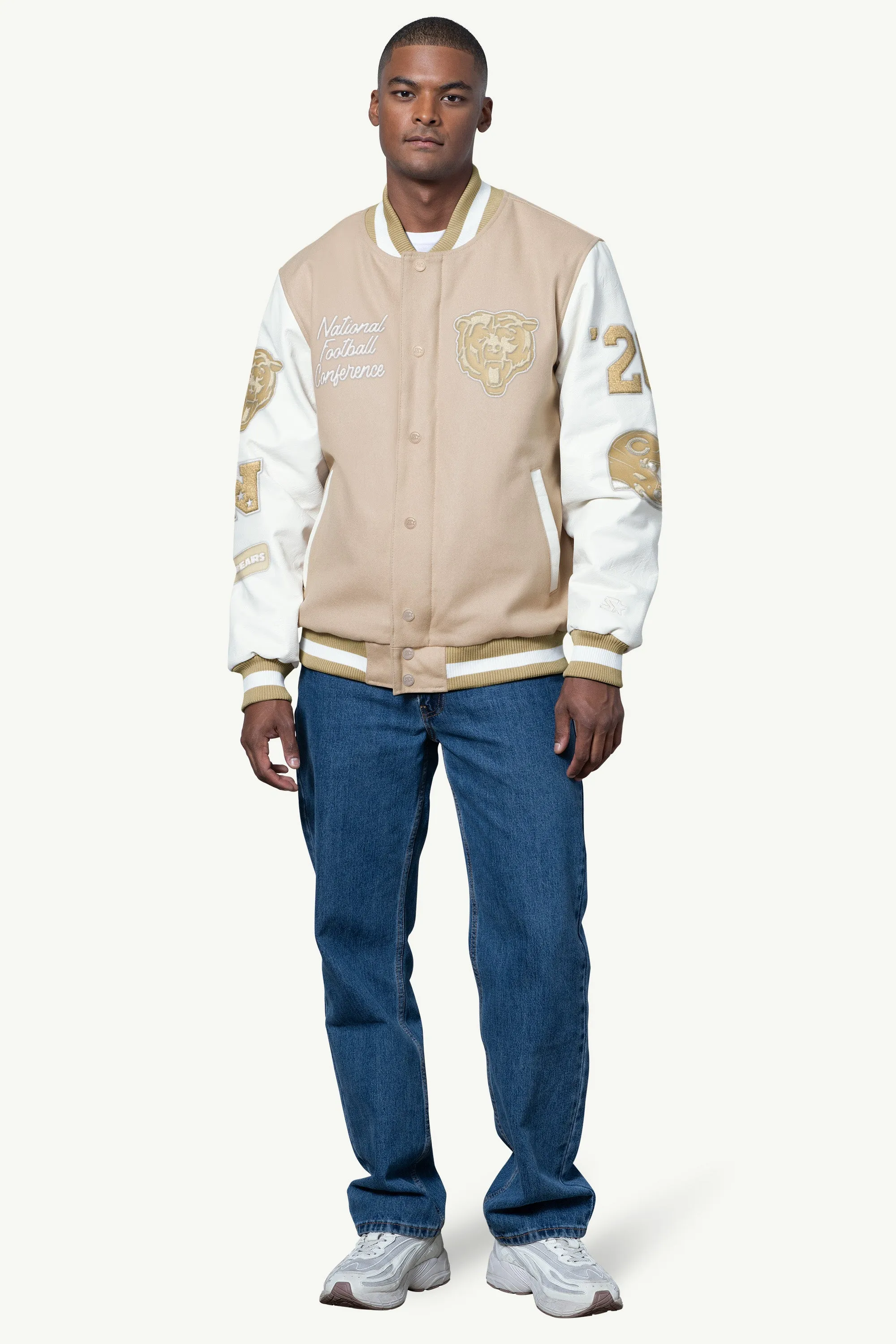 MENS CHICAGO BEARS VARSITY JACKET sold by Starter product image thumbnail 3