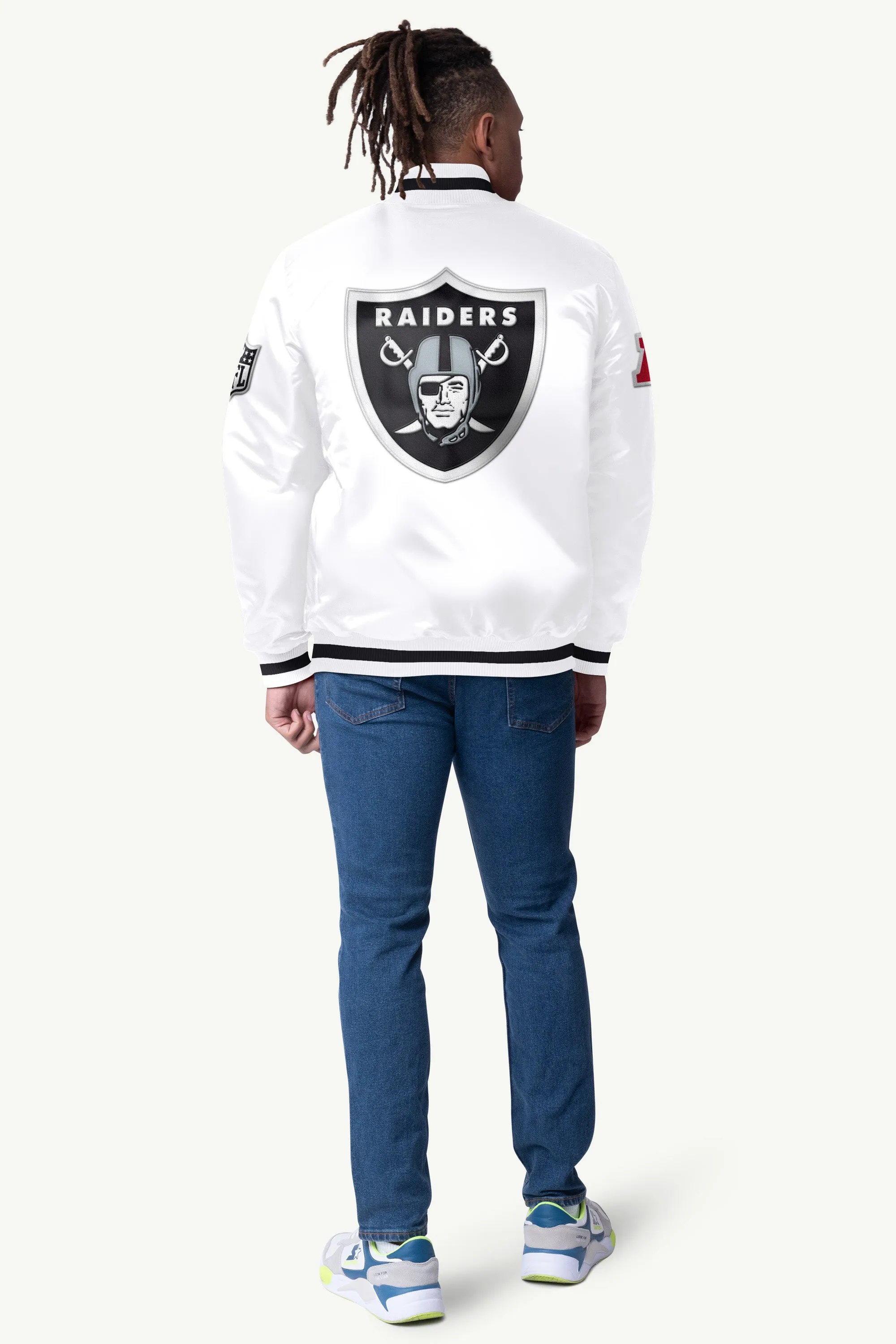 MENS LAS VEGAS RAIDERS SATIN VARISTY JACKET sold by Starter product image thumbnail 2