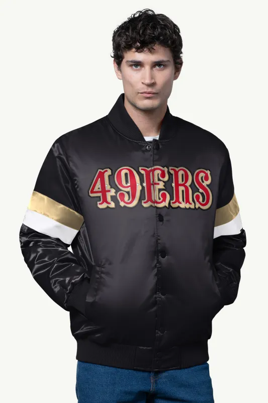 MENS SAN FRANCISCO 49ERS SATIN VARSITY JACKET sold by Starter