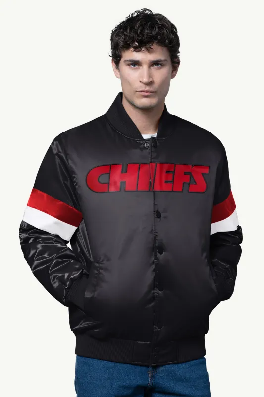 MENS KANSAS CITY CHIEFS SATIN VARSITY JACKET sold by Starter
