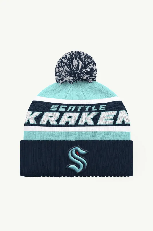 SEATTLE KRAKEN POM BEANIE made by Starter