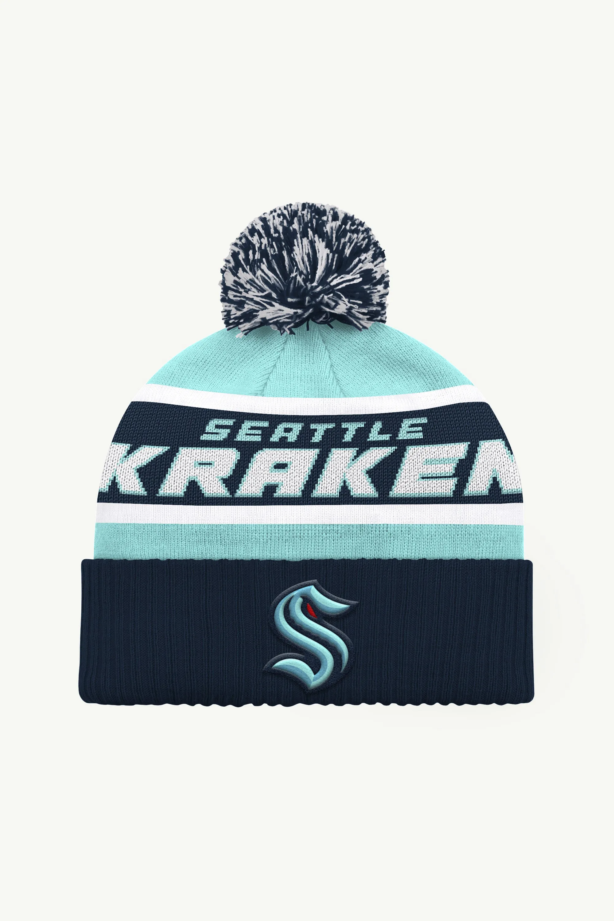 SEATTLE KRAKEN POM BEANIE sold by Starter