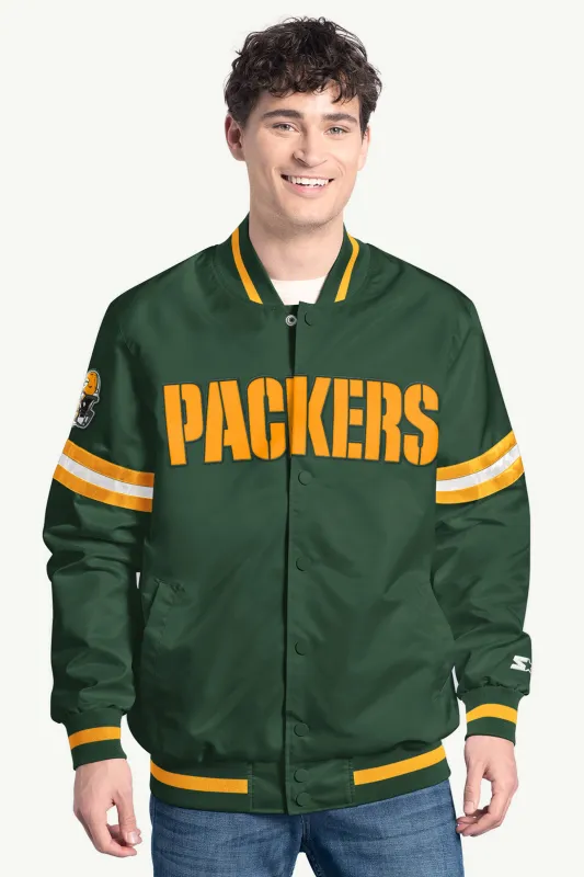 MENS GREEN BAY PACKERS VARSITY JACKET sold by Starter