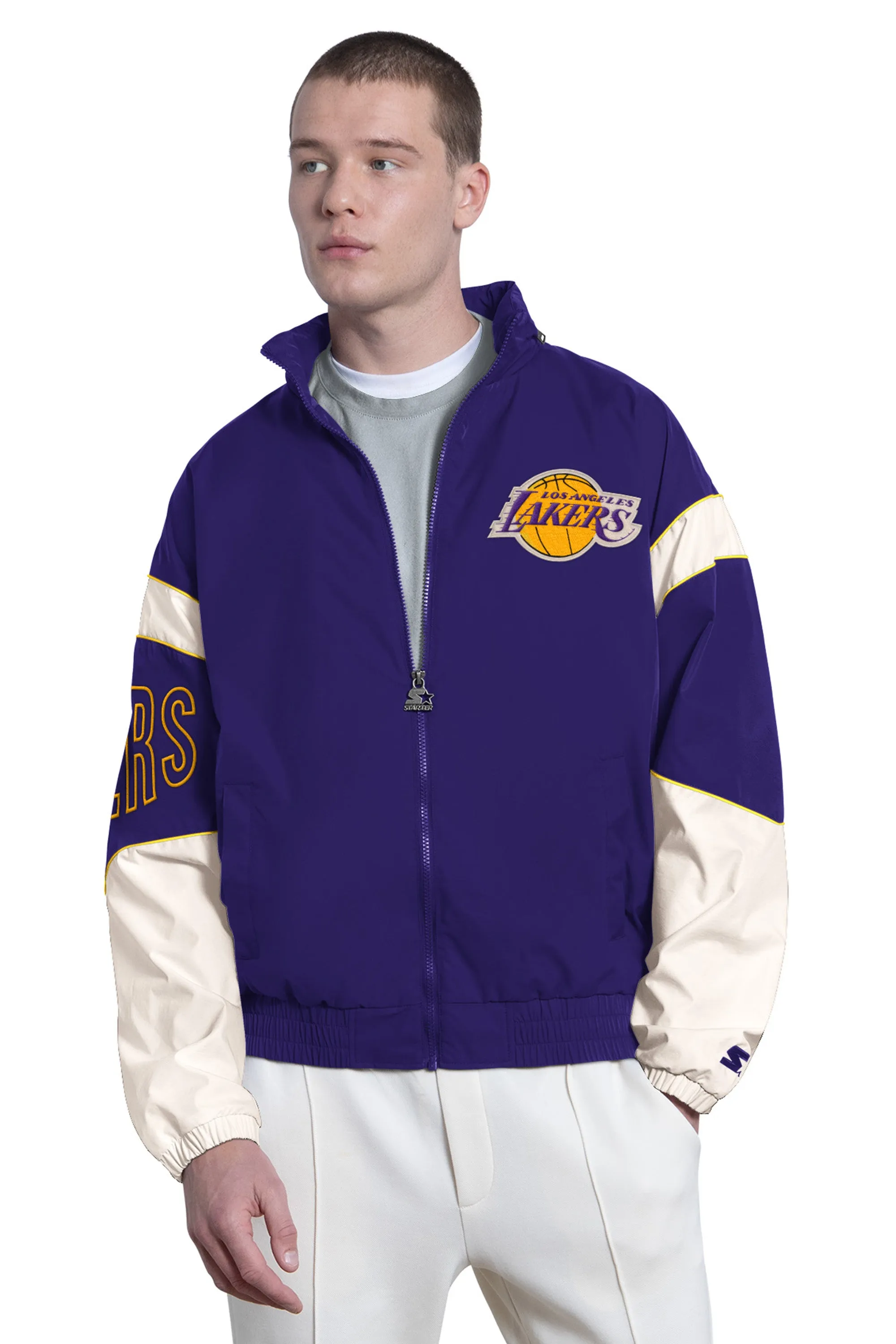 MENS LA LAKERS THE GUST FULL ZIP JACKET sold by Starter