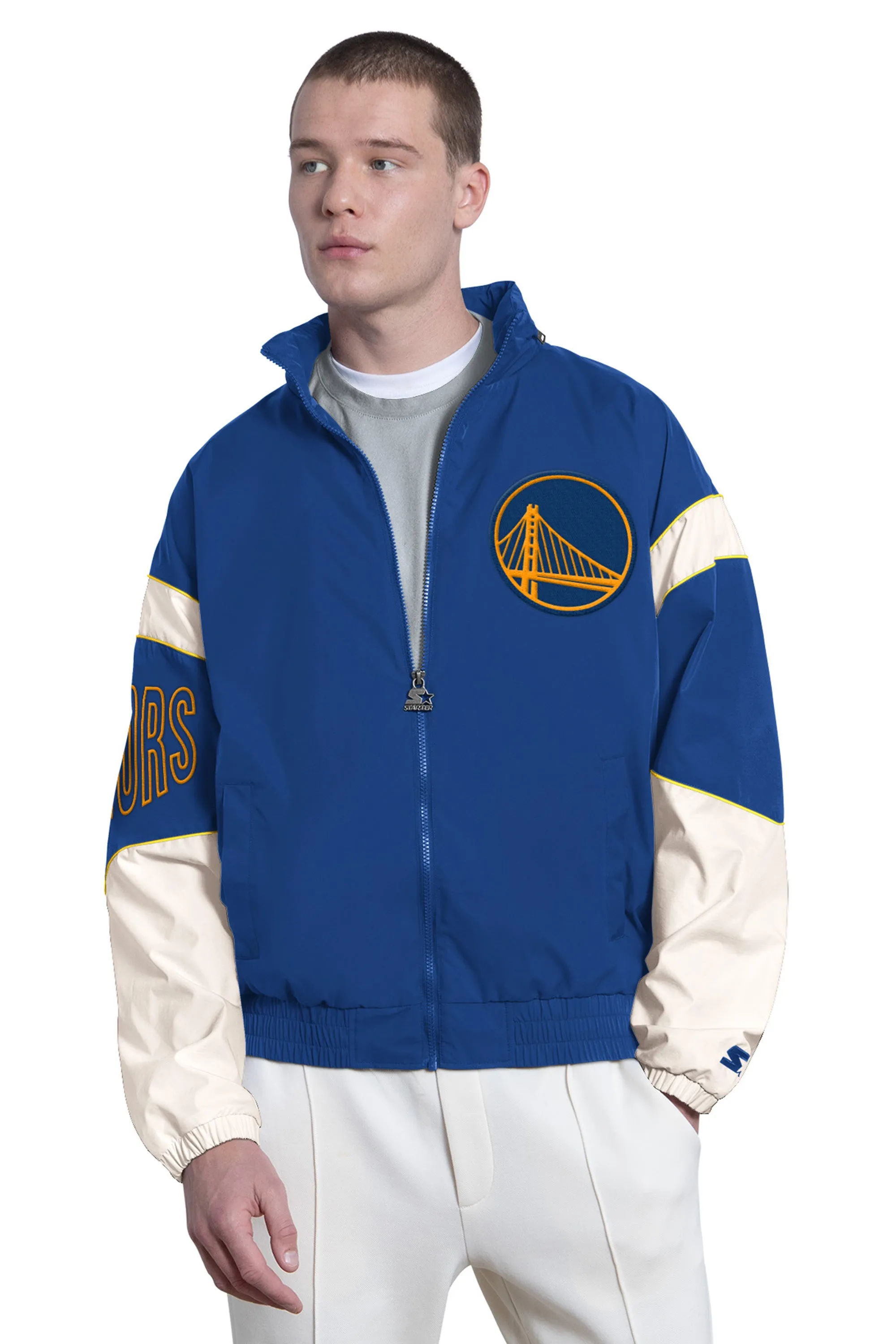 MENS GOLDEN STATE WARRIORS THE GUST FULL ZIP JACKET sold by Starter