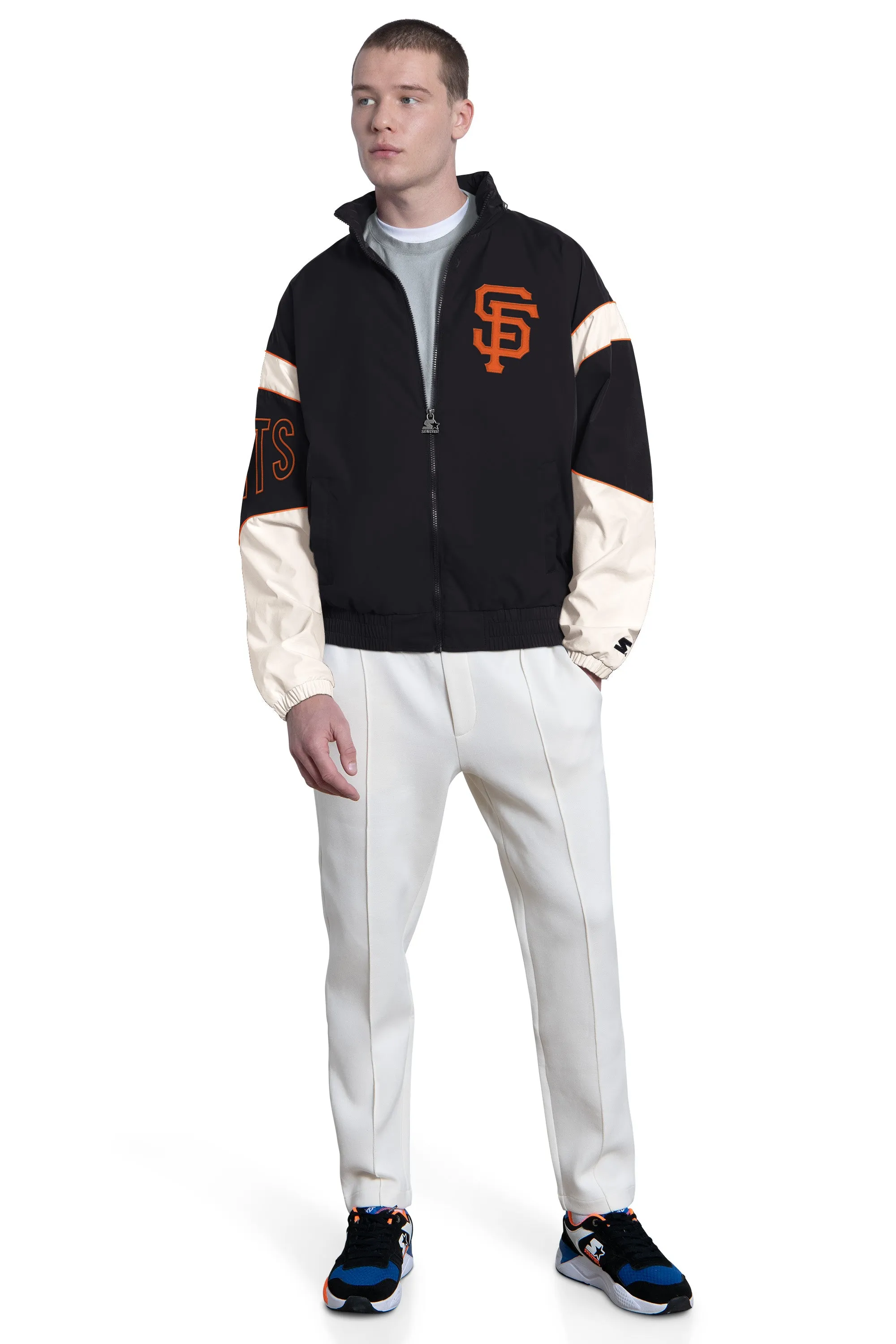 MENS SAN FRANCISCO GIANTS THE GUST FULL ZIP JACKET sold by Starter product image thumbnail 4