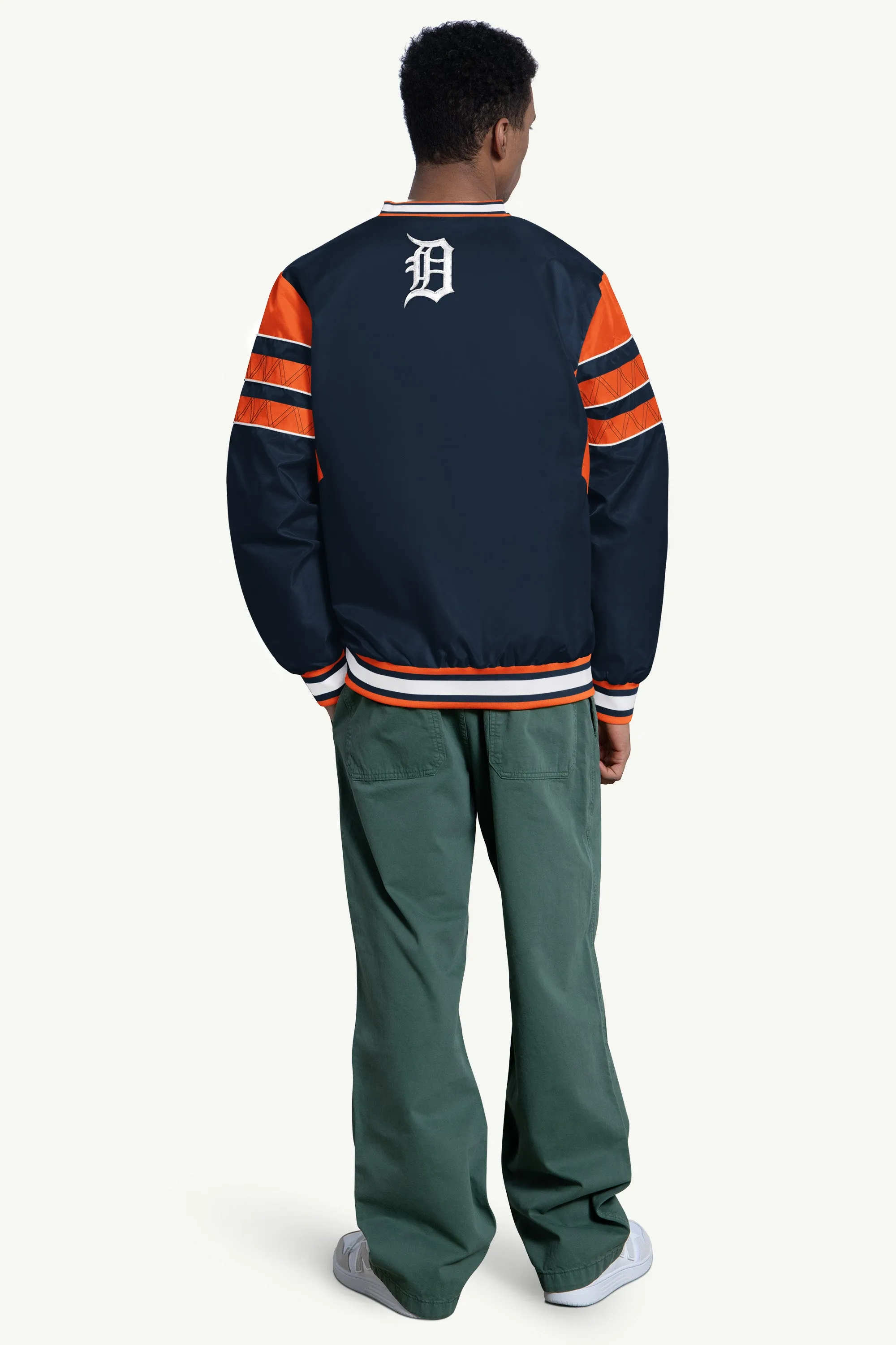 MENS DETRIOT TIGERS ENFORCER V-NECK PULLOVER JACKET sold by Starter product image thumbnail 2