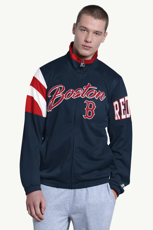 MENS BOSTON RED SOX HERITAGE TRACK JACKET made by Starter