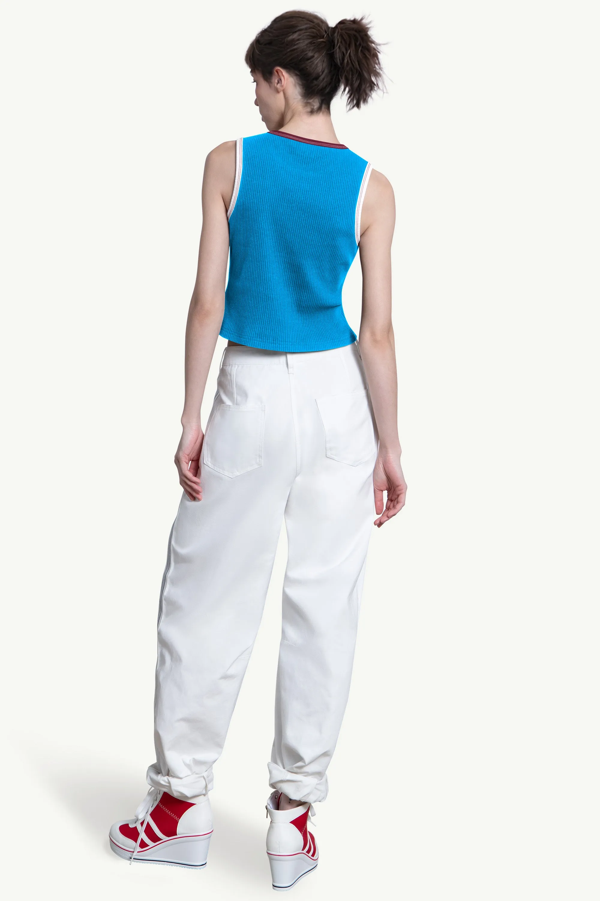 WOMENS PHILADELPHIA PHILLIES PLAY THE BALL CROP TANK sold by Starter product image thumbnail 2