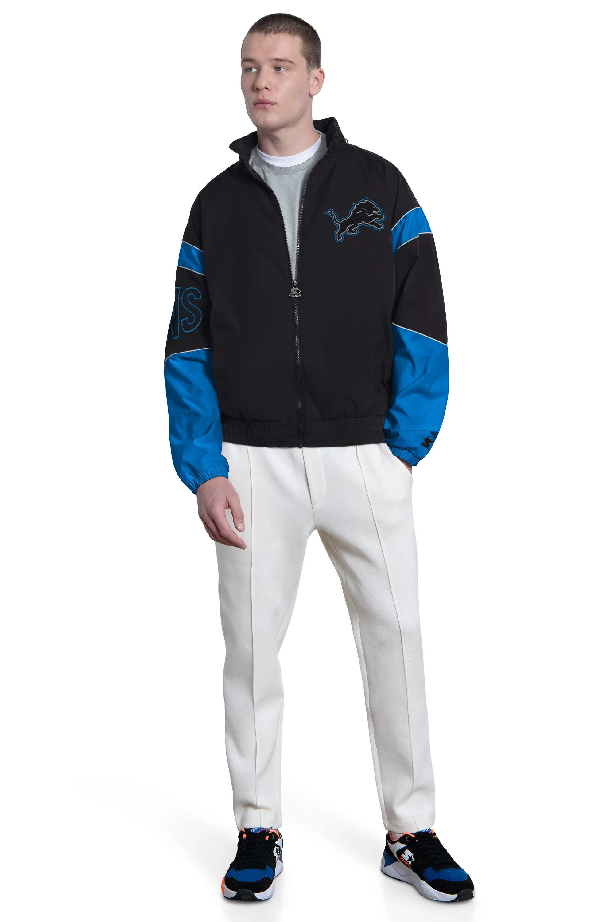 MENS DETROIT LIONS THE GUST FULL ZIP JACKET sold by Starter product image thumbnail 4