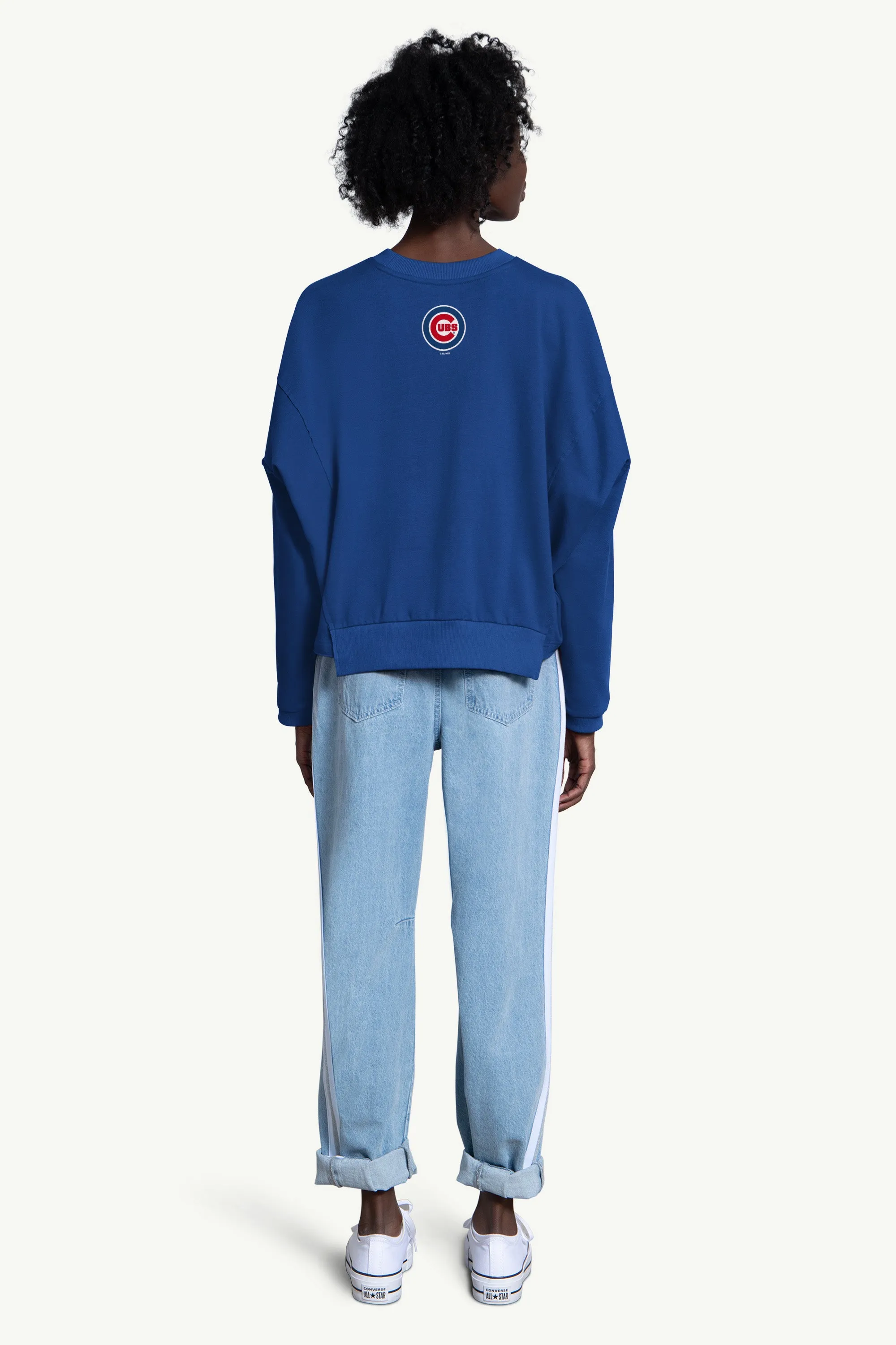 WOMENS CHICAGO CUBS CREW NECK SWEATSHIRT sold by Starter product image thumbnail 2