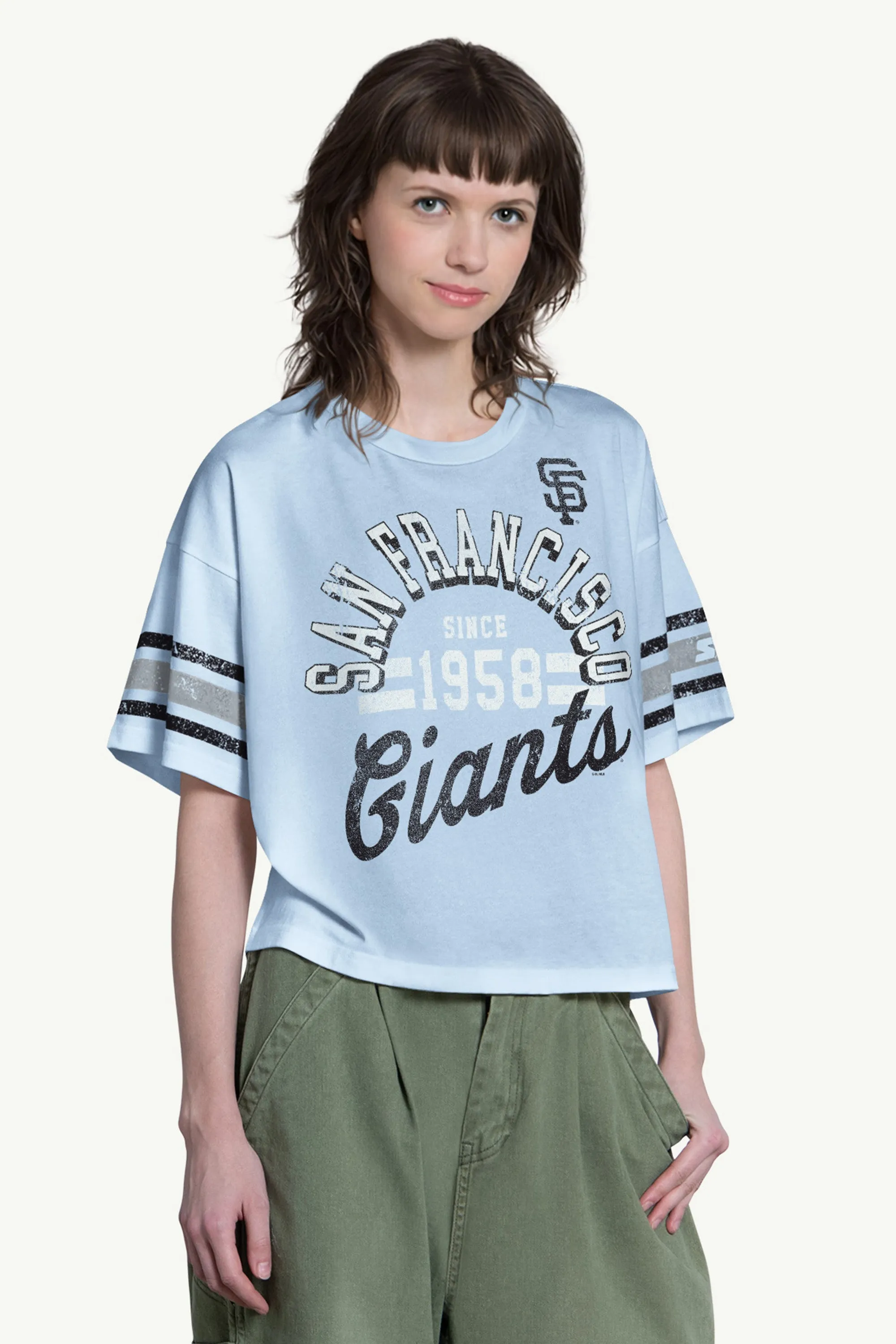 WOMENS SAN FRANCISCO GIANTS OFFENSE SHORT SLEEVE T SHIRT sold by Starter