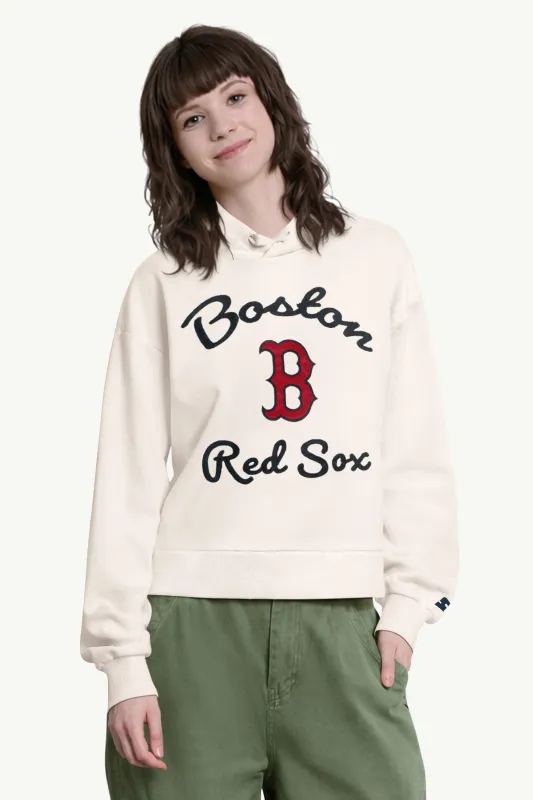WOMENS BOSTON RED SOX BASELINE HOODIE made by Starter