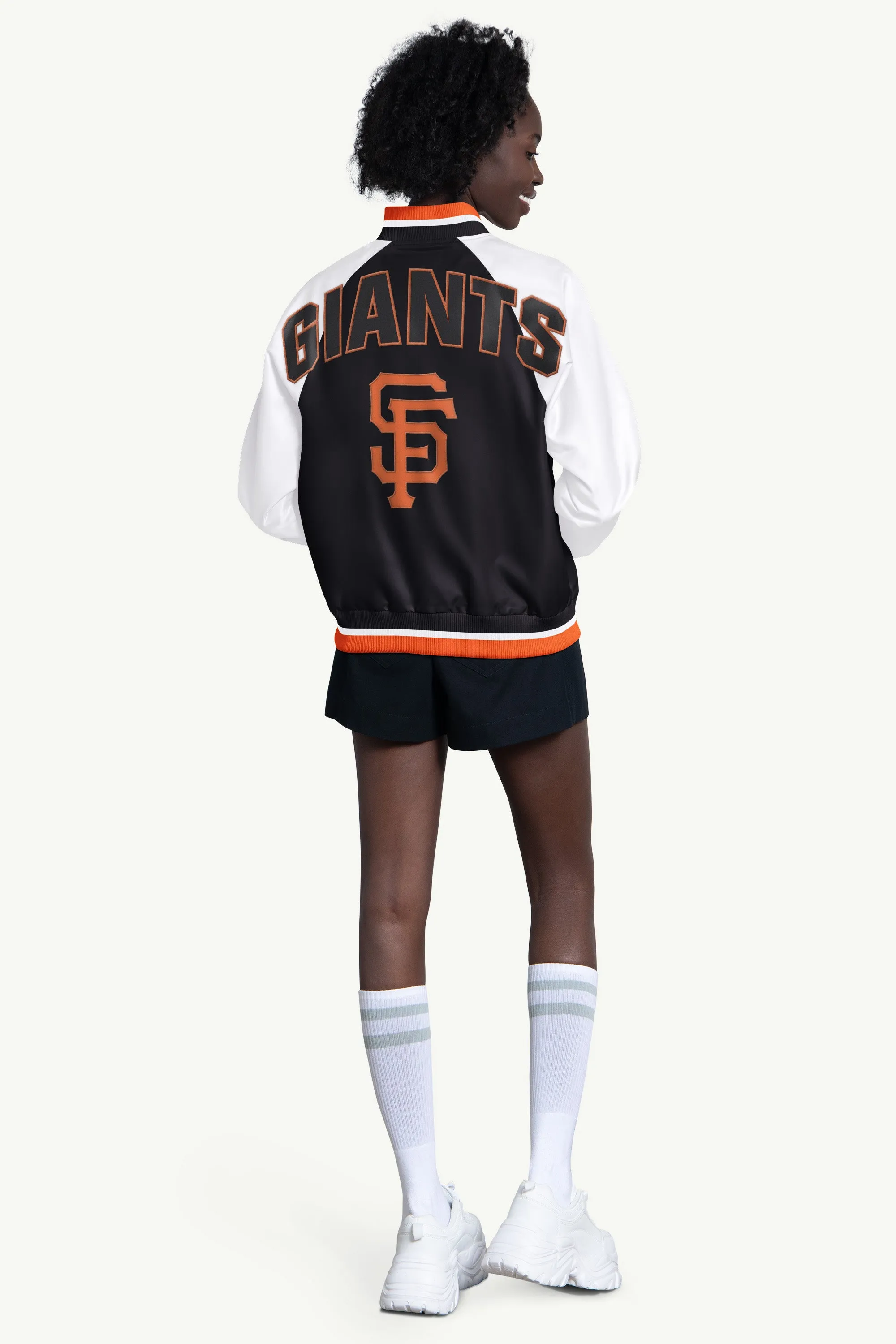 WOMENS SAN FRANCISCO GIANTS BLITZ VARSITY JACKET sold by Starter product image thumbnail 2