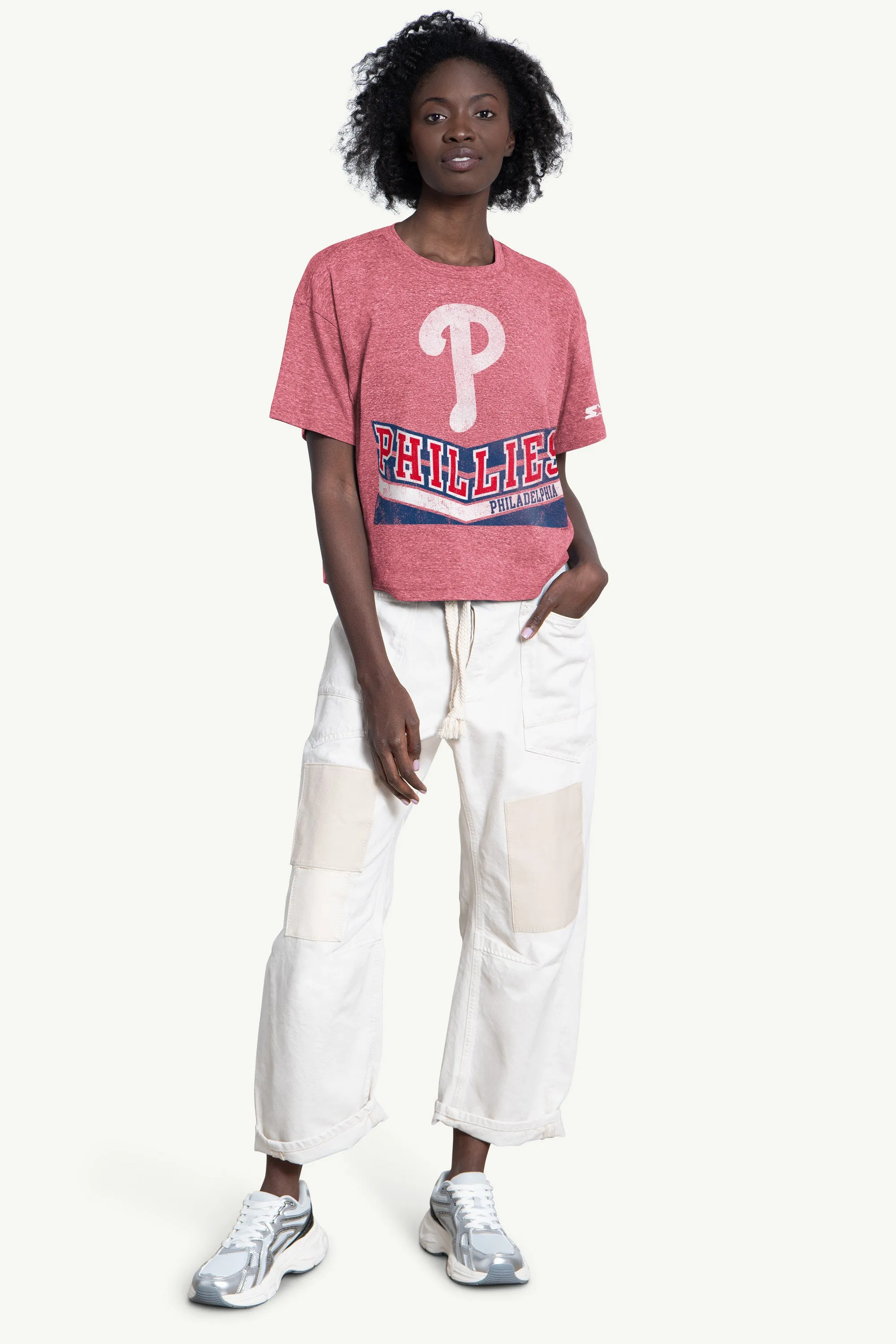 WOMENS PHILADELPHIA PHILLIES JUMP SHOT TEE sold by Starter product image thumbnail 3