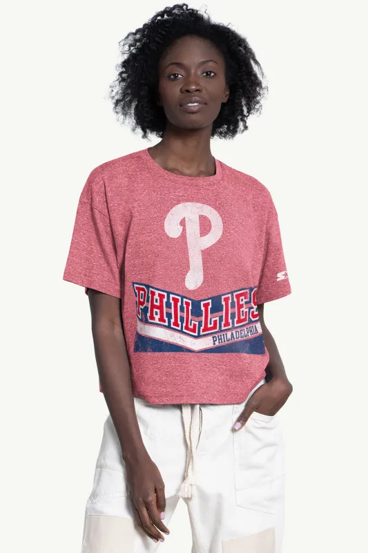WOMENS PHILADELPHIA PHILLIES JUMP SHOT TEE made by Starter