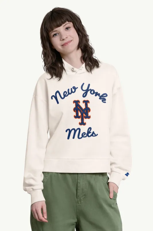 WOMENS NEW YORK METS BASELINE HOODIE made by Starter