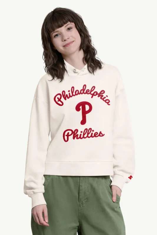 WOMENS PHILADELPHIA PHILLIES BASELINE HOODIE made by Starter