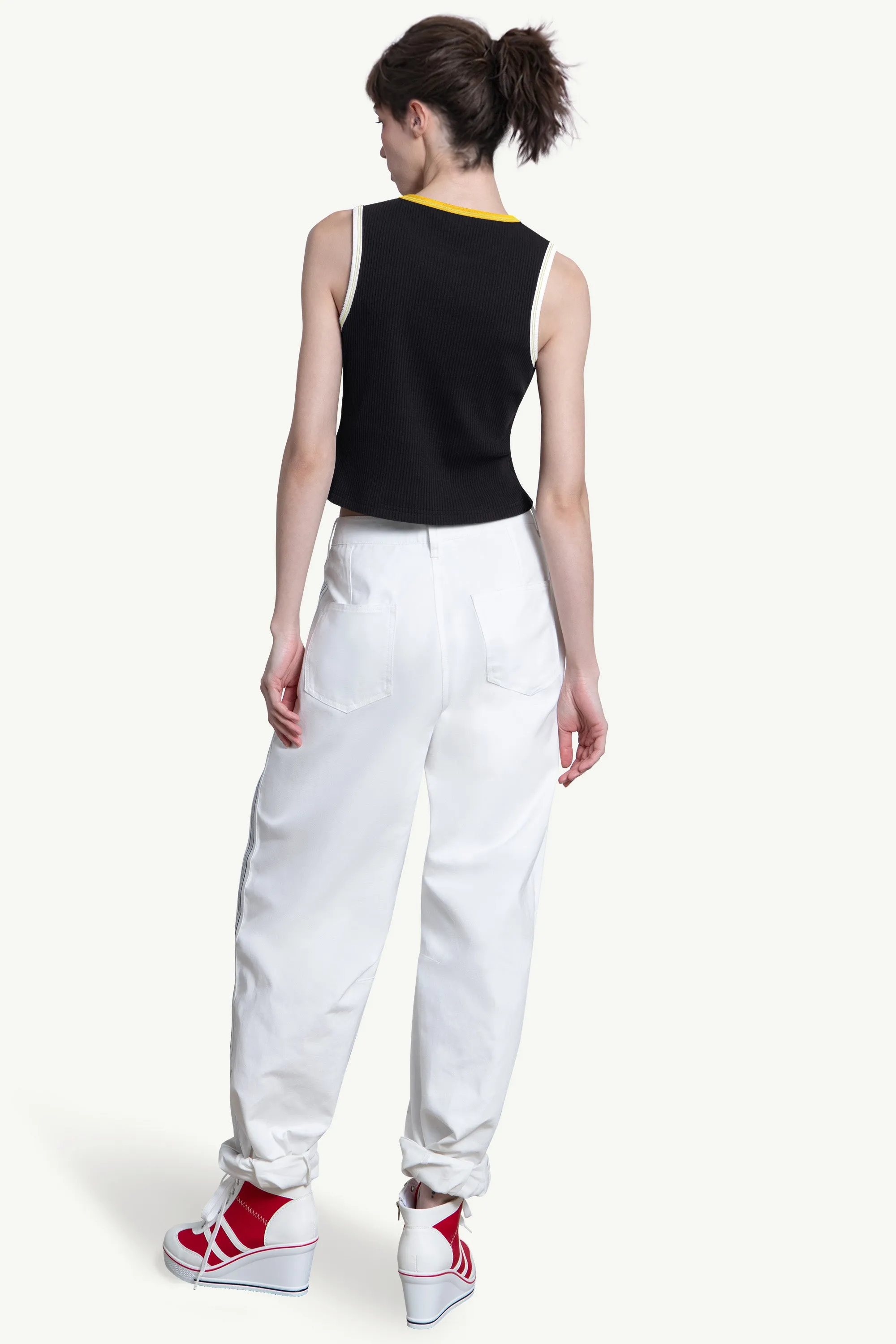 WOMENS PITTSBURGH PIRATES PLAY THE BALL CROP TANK sold by Starter product image thumbnail 2