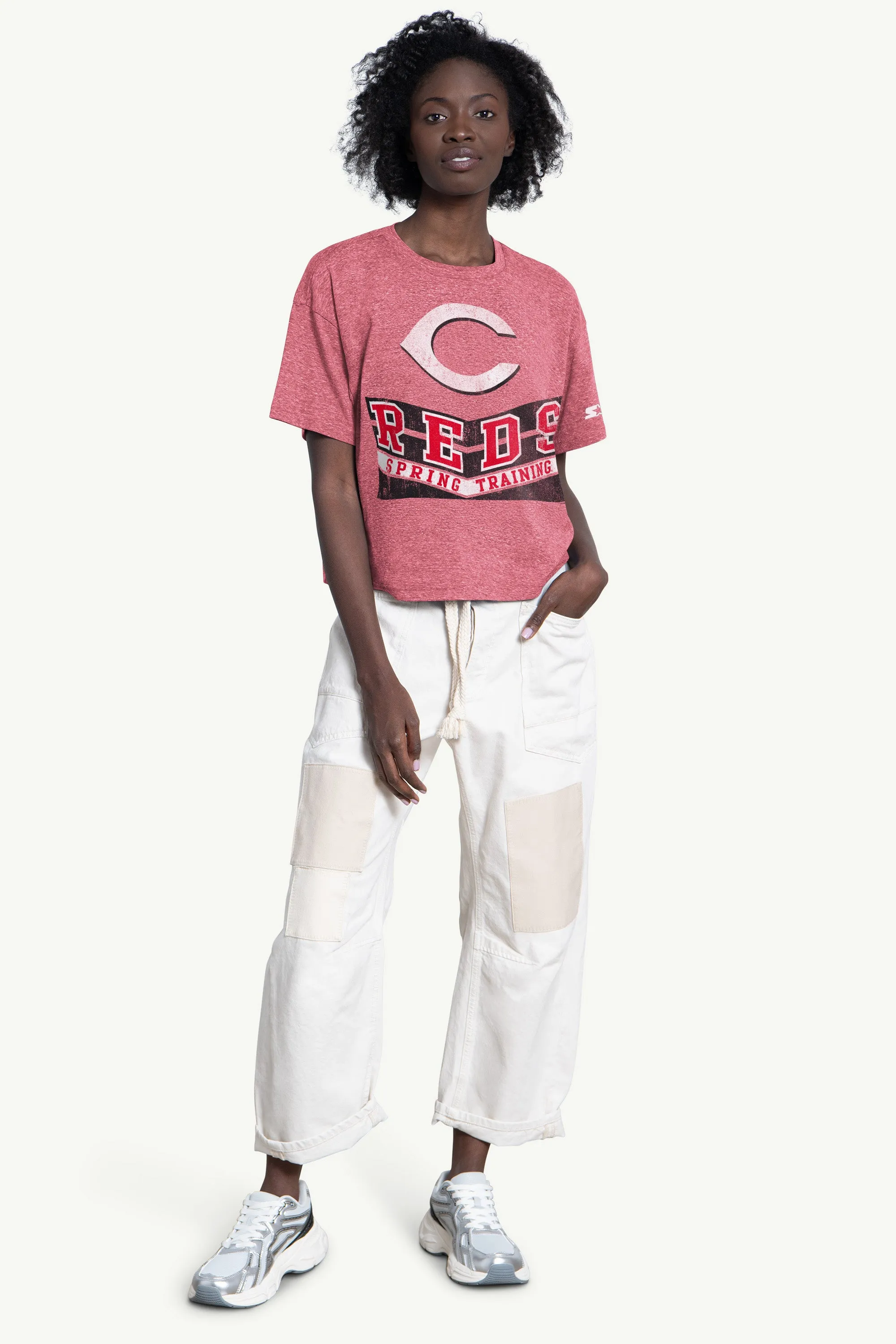 WOMENS CINCINNATI REDS KNIT TEE sold by Starter product image thumbnail 3