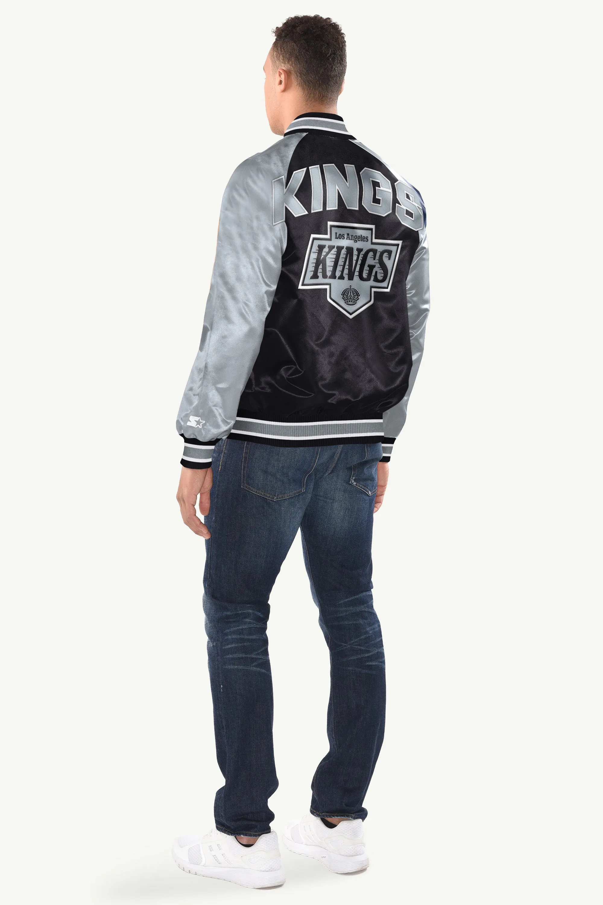 MENS LOS ANGELES KINGS INDUCTEE SATIN VARSITY JACKET sold by Starter product image thumbnail 2