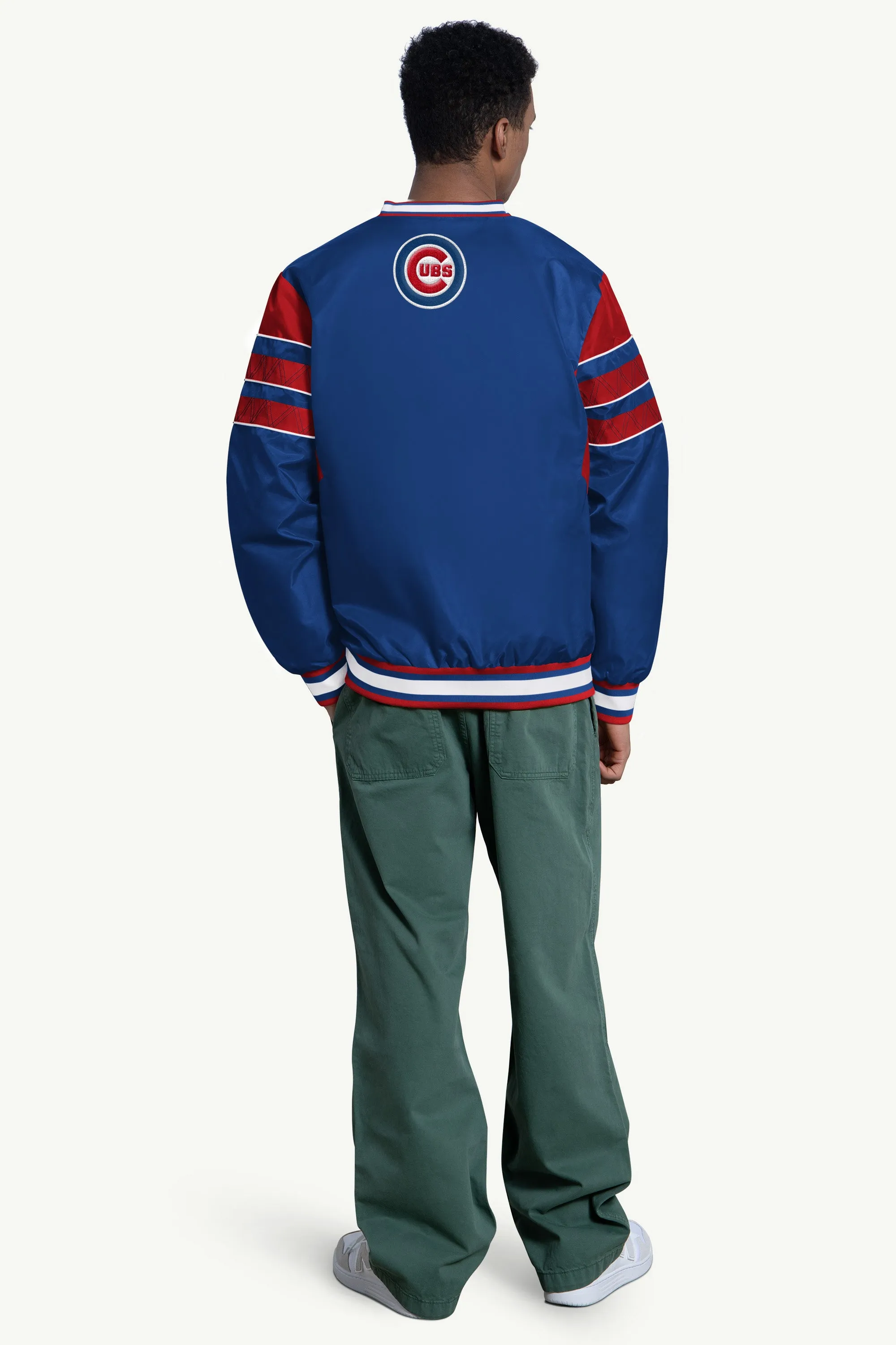 MENS CHICAGO CUBS ENFORCER V-NECK PULLOVER JACKET sold by Starter product image thumbnail 2