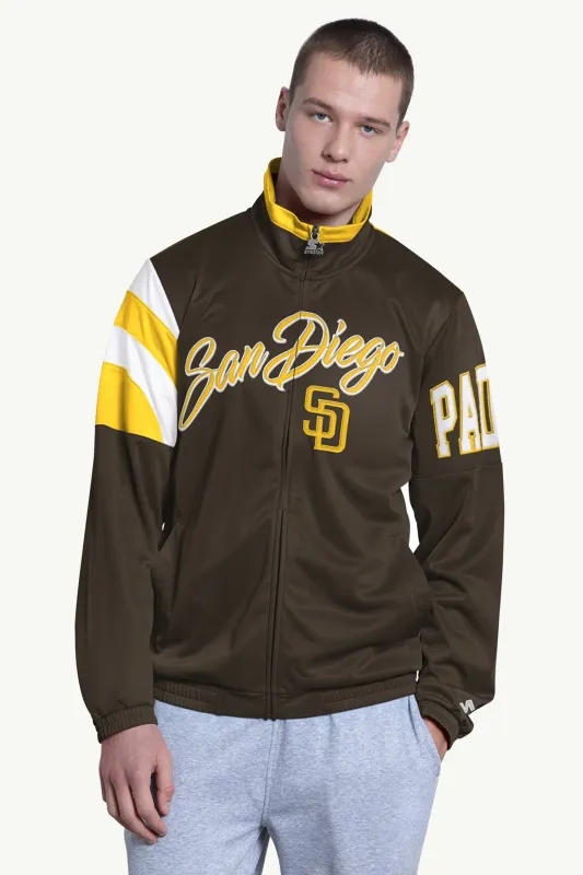 MENS SAN DIEGO PADRES HERITAGE TRACK JACKET sold by Starter