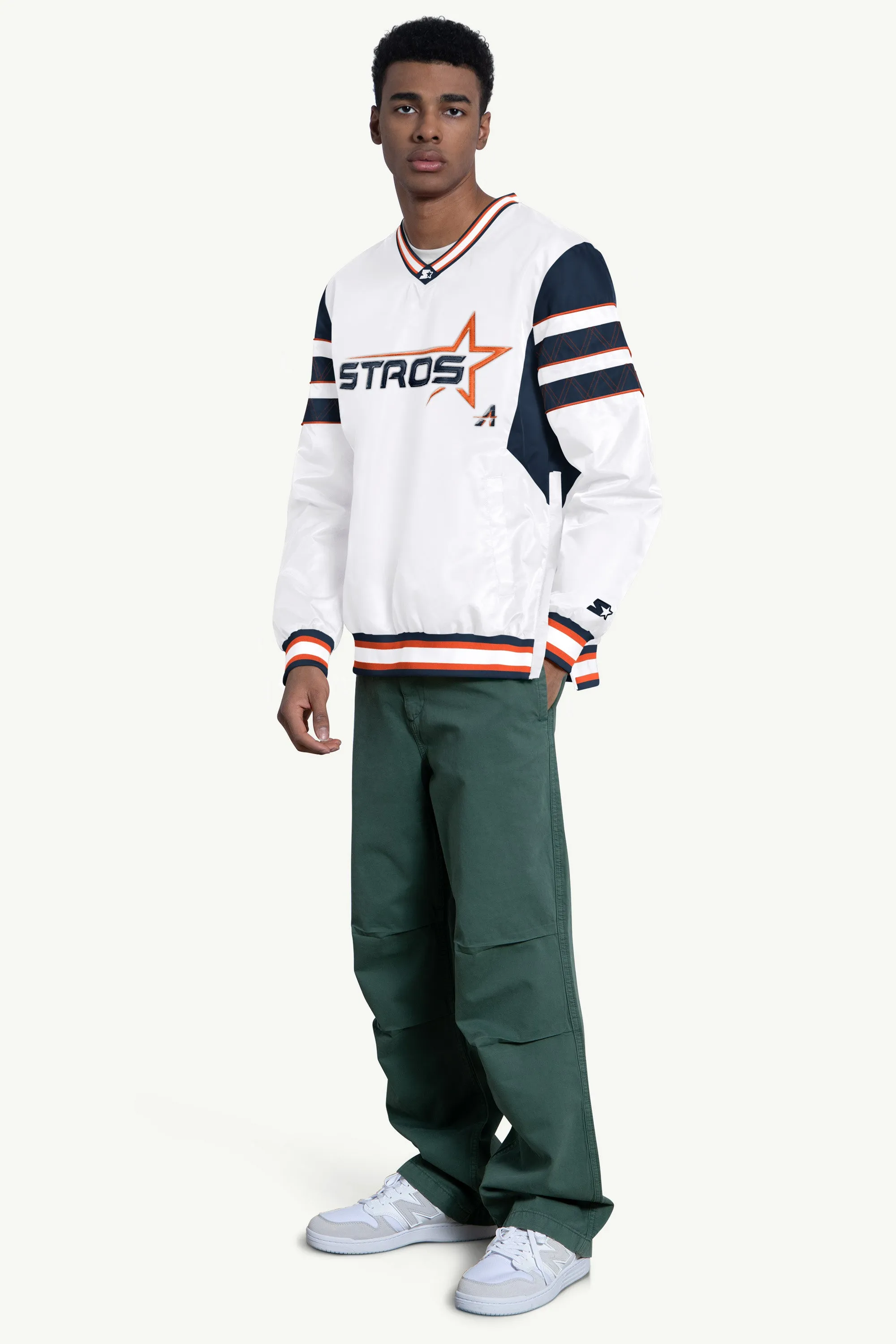 MENS HOUSTON ASTROS ENFORCER V-NECK PULLOVER JACKET sold by Starter product image thumbnail 3