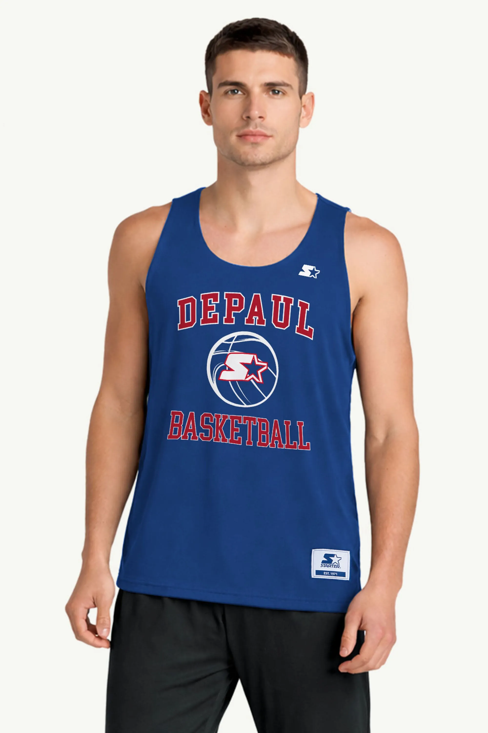 MENS DEPAUL BLUE DEMONS TANK TOP sold by Starter