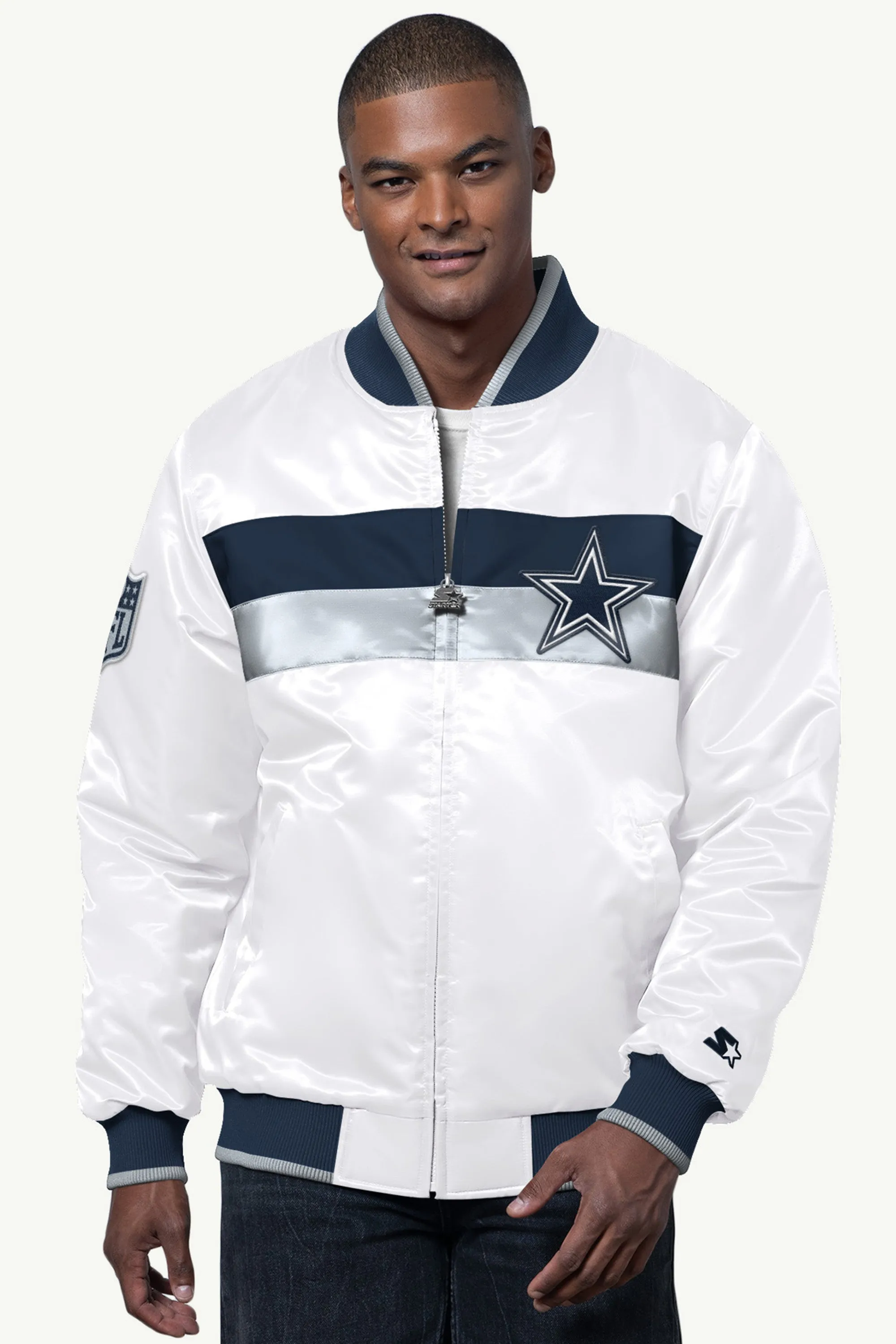 MENS DALLAS COWBOYS AMBASSADOR SATIN VARSITY sold by Starter