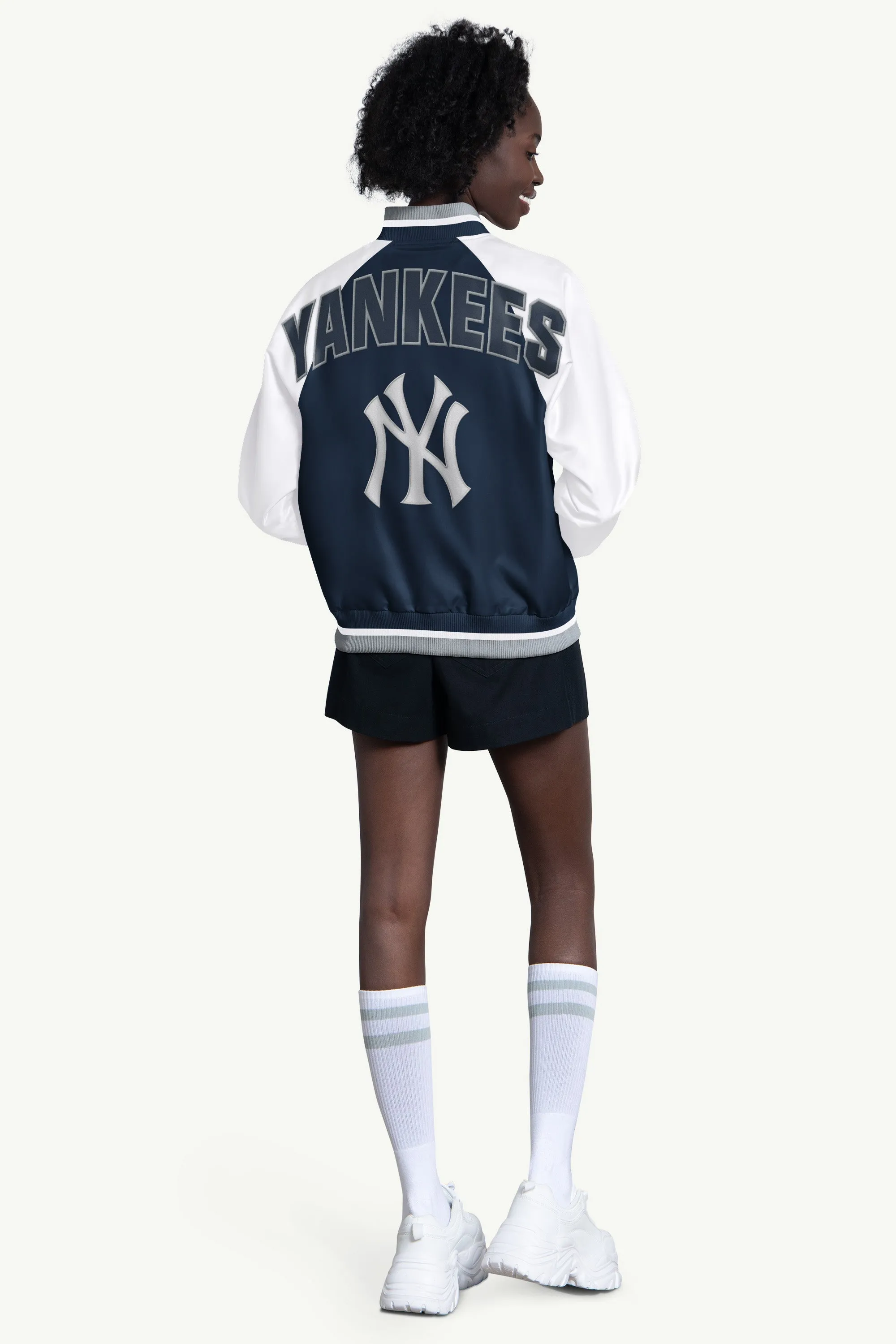 WOMENS NEW YORK YANKEES BLITZ VARSITY JACKET sold by Starter product image thumbnail 2
